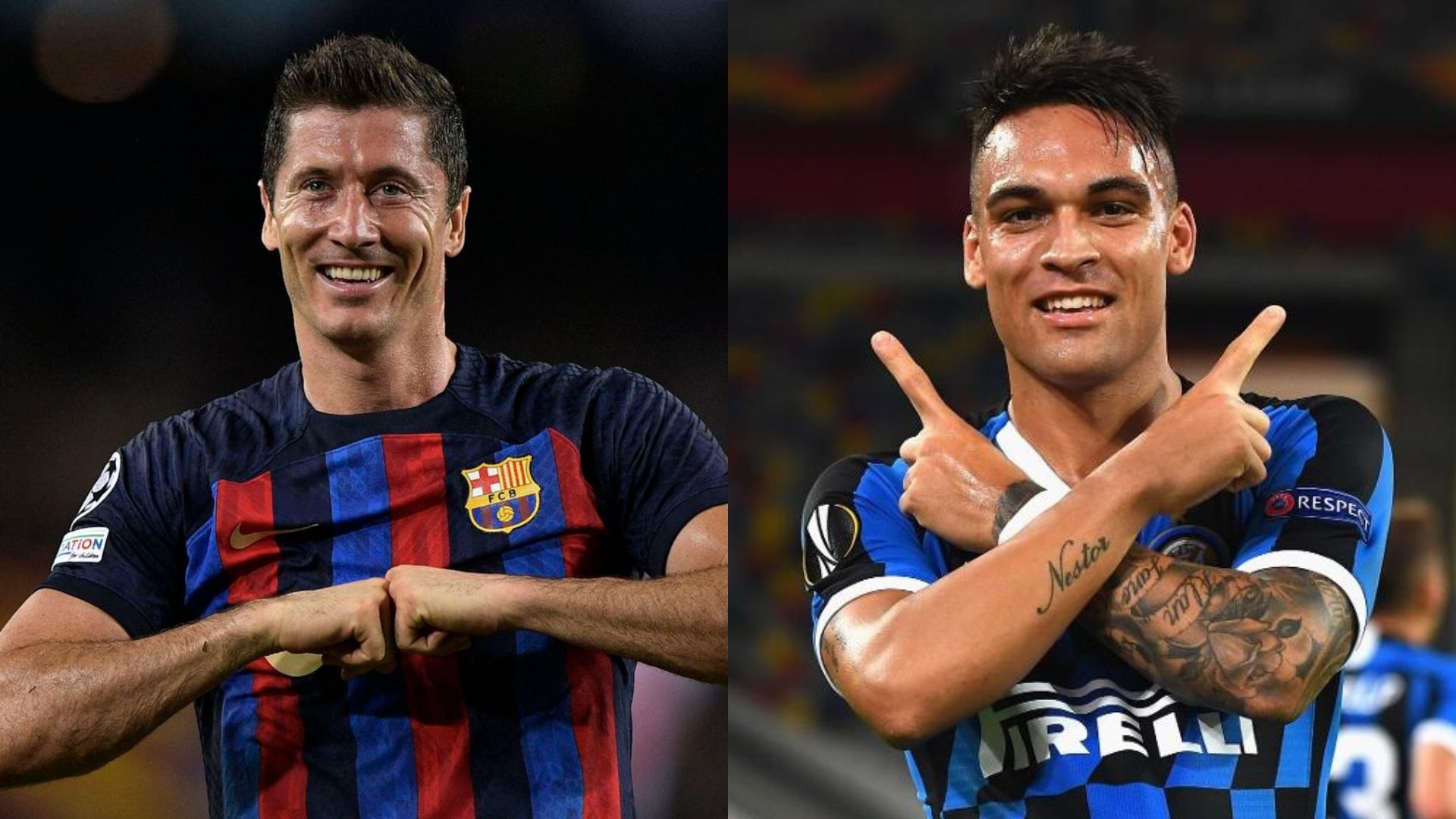 Barcelona collides with Inter Milan for the group stage of the Champions League.