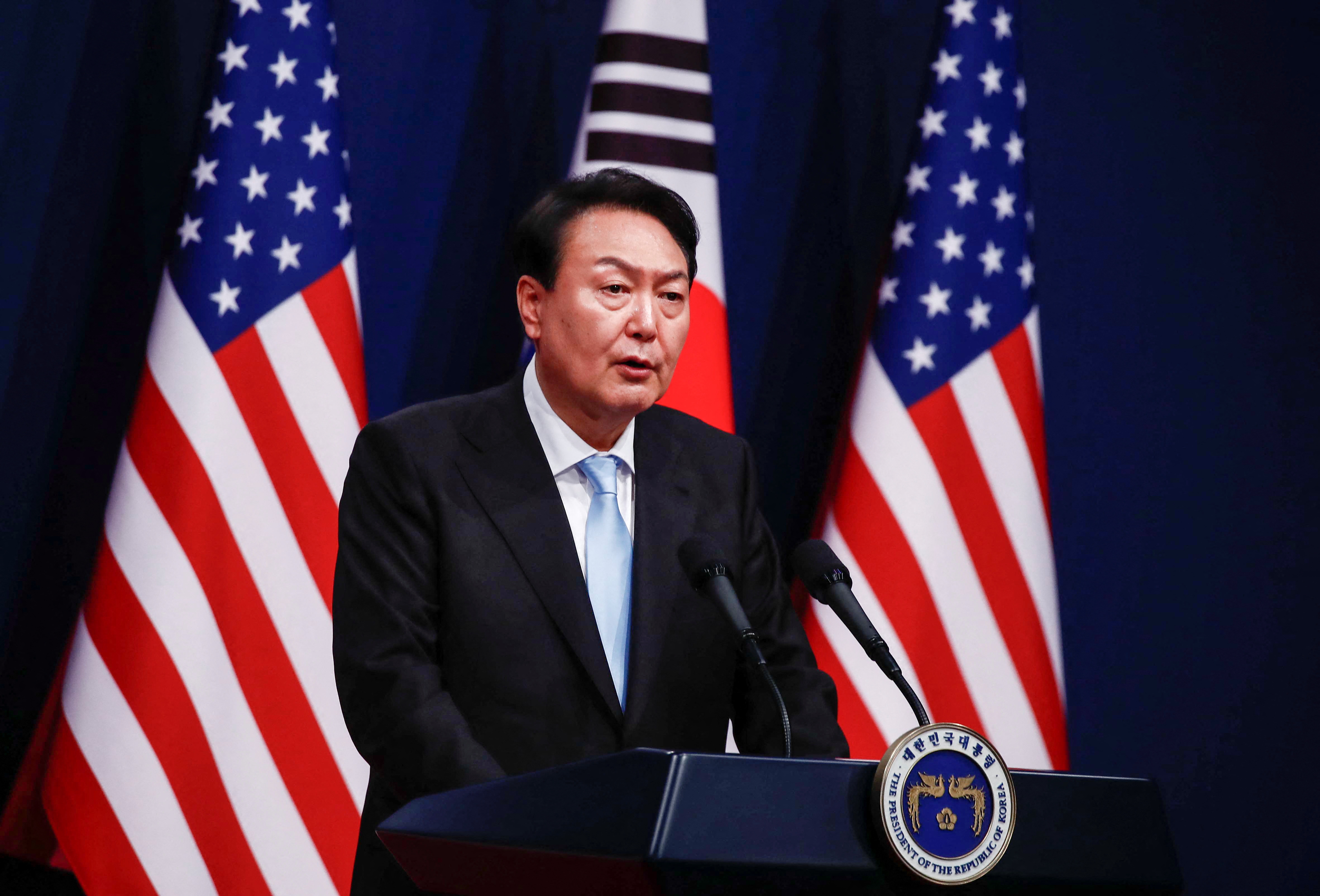 El presidente de Corea del Sur, Yoon Suk-yeol, ordenó “la implementación exhaustiva de las sanciones internacionales contra Corea del Norte”