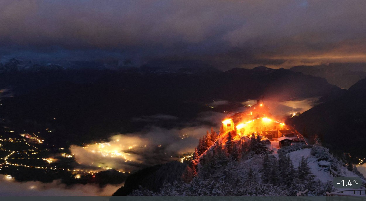 Un incendio destruyó el "Nido del Águila", el antiguo refugio de montaña de Adolf Hitler en Alemania