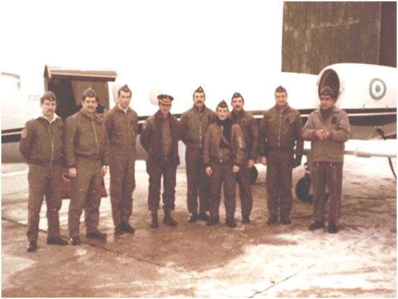 Algunos de los hombres pertenecientes a un escuadrón muy particular, en Río Grande (Fotografía gentileza Luis A. Herrera)