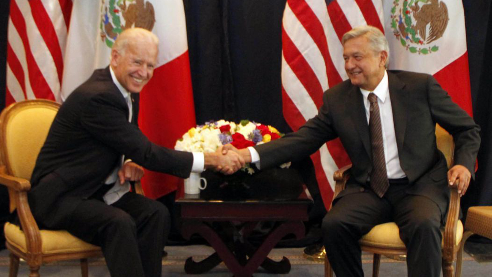 Joe Biden y AMLO sostuvieron un encuentro en 2012 (Foto: Cuartoscuro)