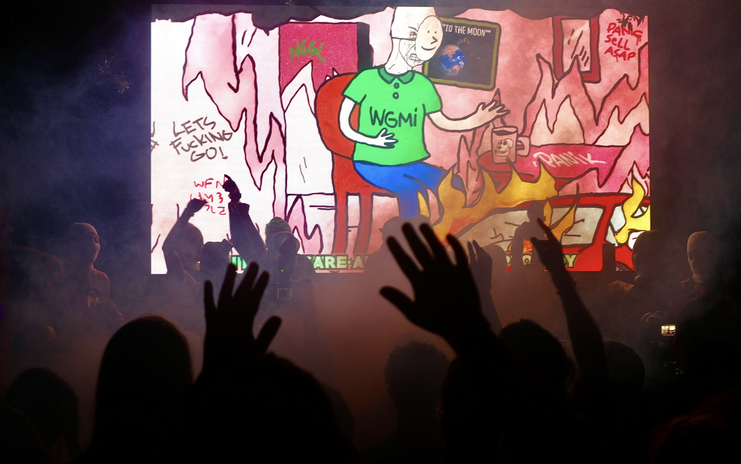 La presentación de Pussy Riot en ICA Miami combinó punk, cabaret, videoperformance y activismo. (Ronen Suarc)