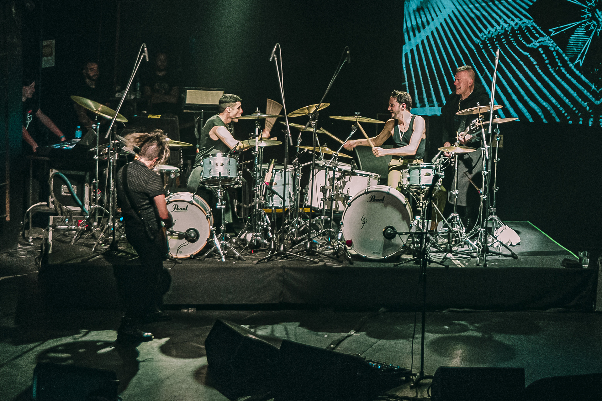 Después del show en el Quilmes Rock, la nueva formación de Catupecu Machu hizo en septiembre pasado una presentación especial para invitados en Vorterix (Foto: Agus Galiano)