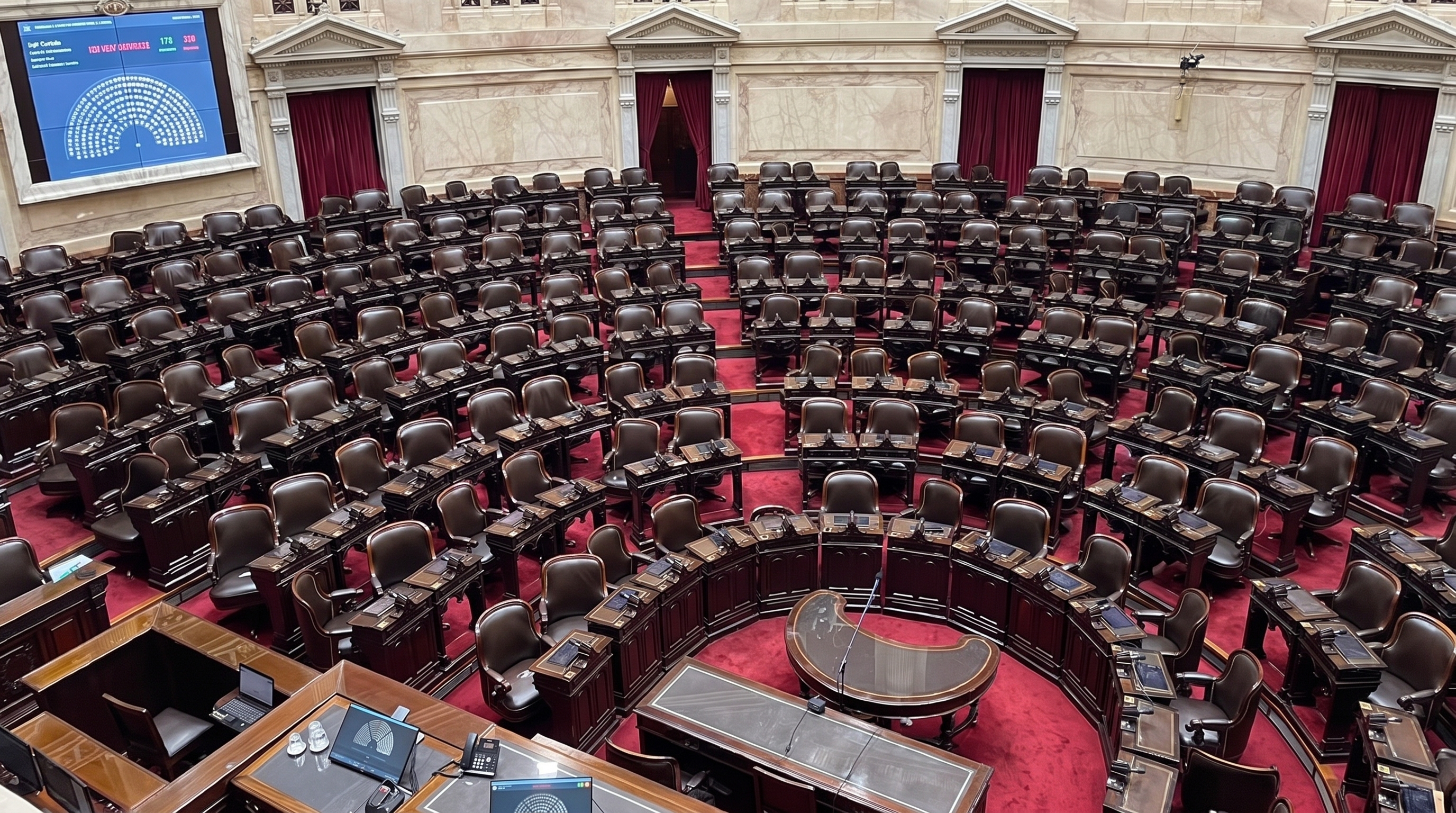 El Mundial y la semana corta mantienen a la C&aacute;mara de Diputados en 