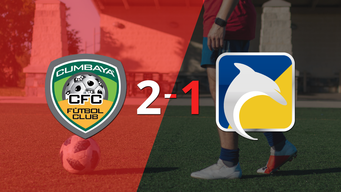 Cumbayá FC consiguió una victoria en casa por 2 a 1 ante Delfín
