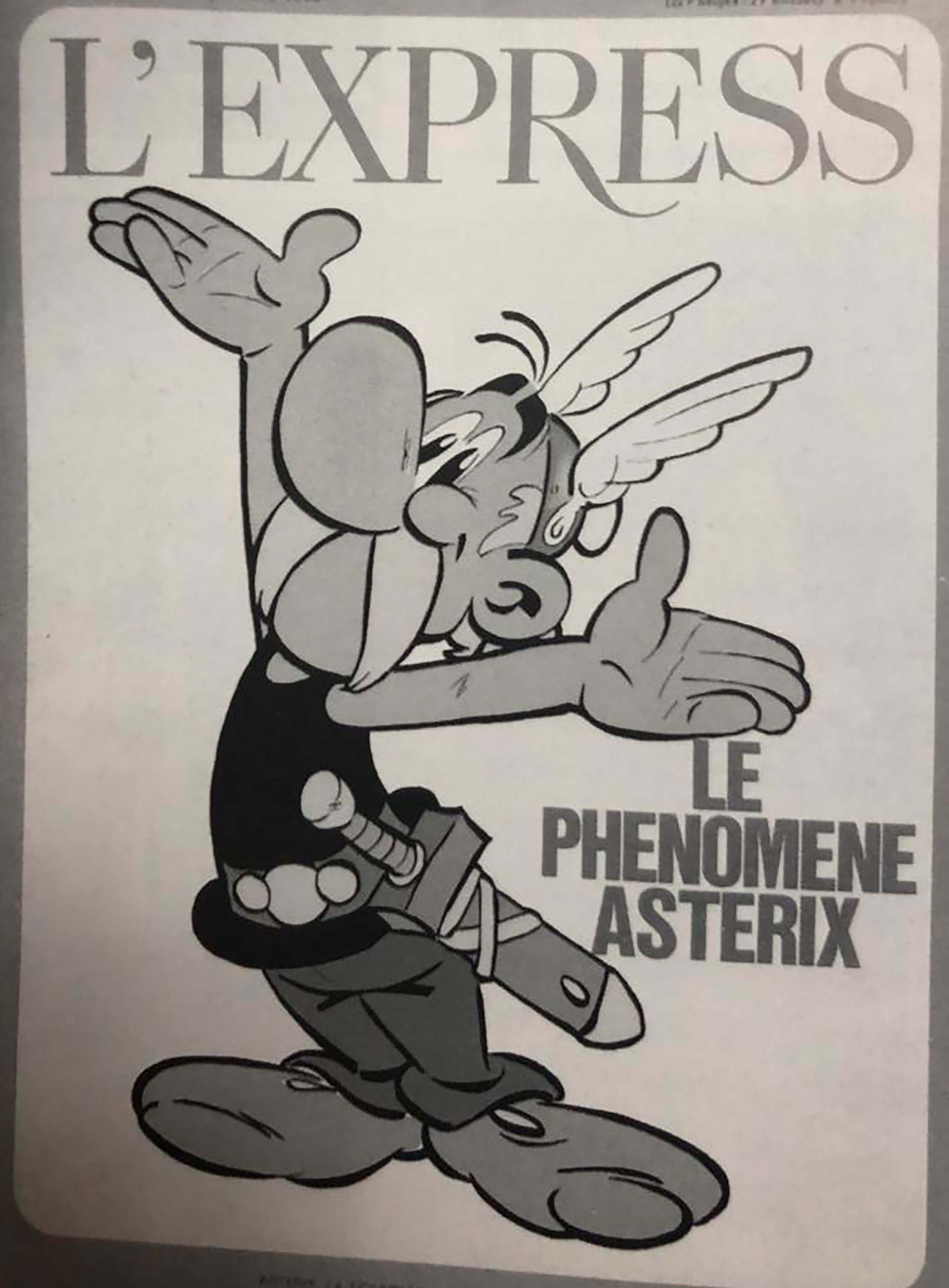 La tapa de L'Express en 1966: "El fenómeno Asterix"