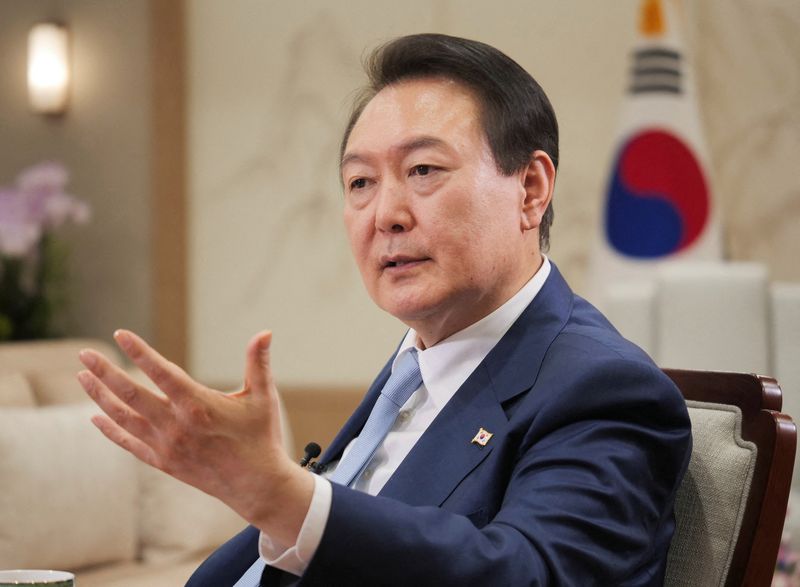 El presidente de Corea del Sur, Yoon Suk-yeol (REUTERS/Daewoung Kim)