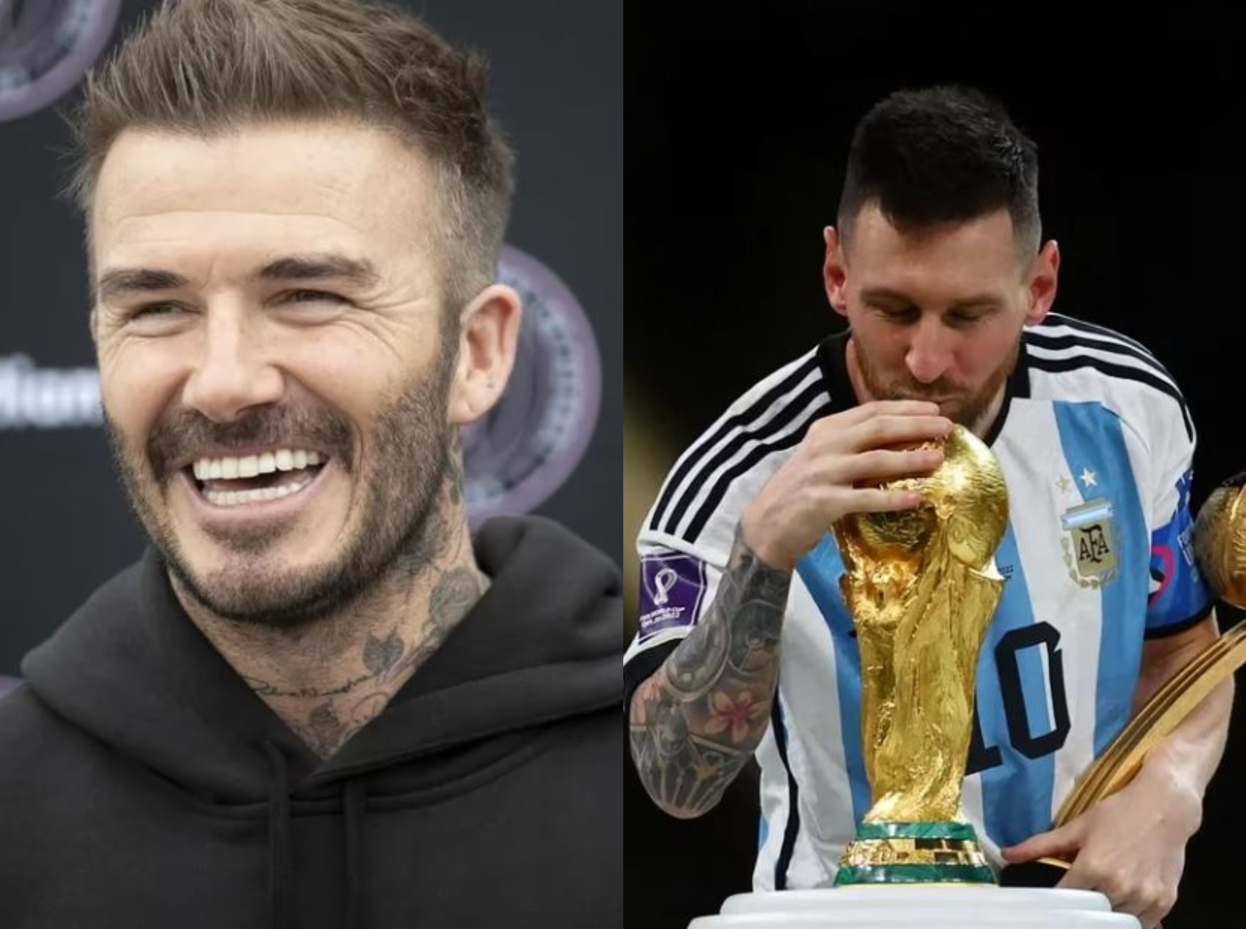 David Beckham elogió a Messi tras coronarse Campeón del Mundo (Foto: Especial/Reuters/Kai Pfaffenbach/EUROPA ESPAÑA SOCIEDAD CONTACTOPHOTO)
