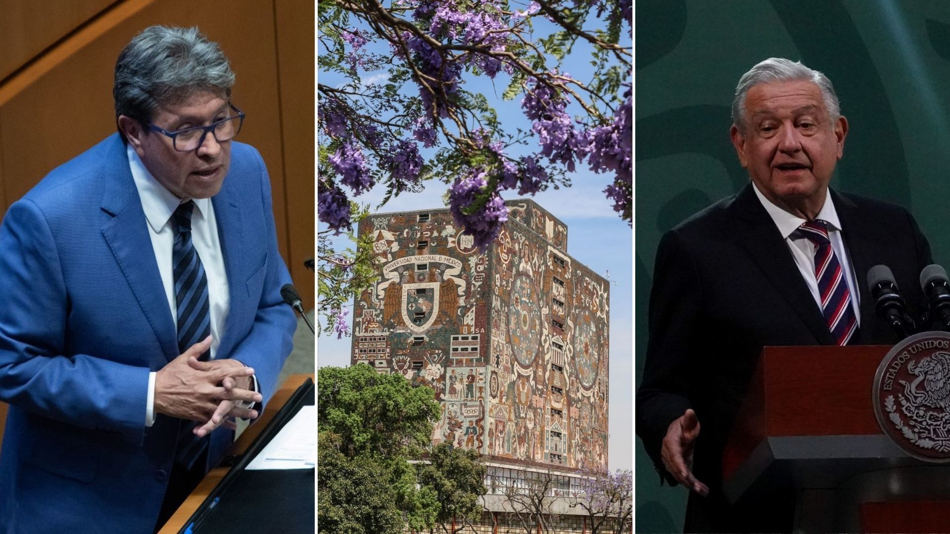 “Siempre me pondré del lado de la UNAM”: Monreal defendió a la universidad ante señalamientos de AMLO