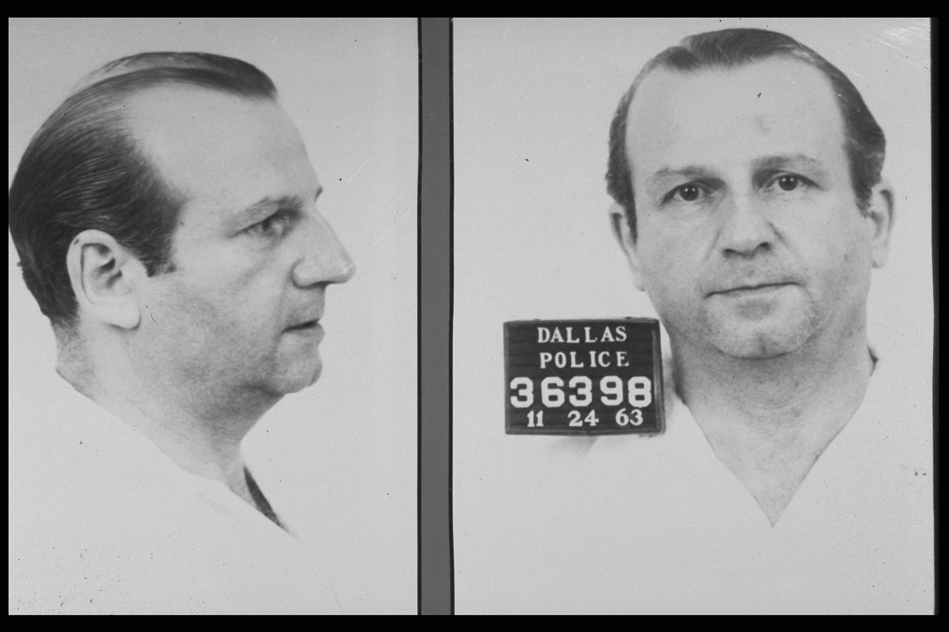 Una foto de Ruby detenido tras el asesinato de Oswald (Photo by jean-Louis Atlan/Sygma via Getty Images)