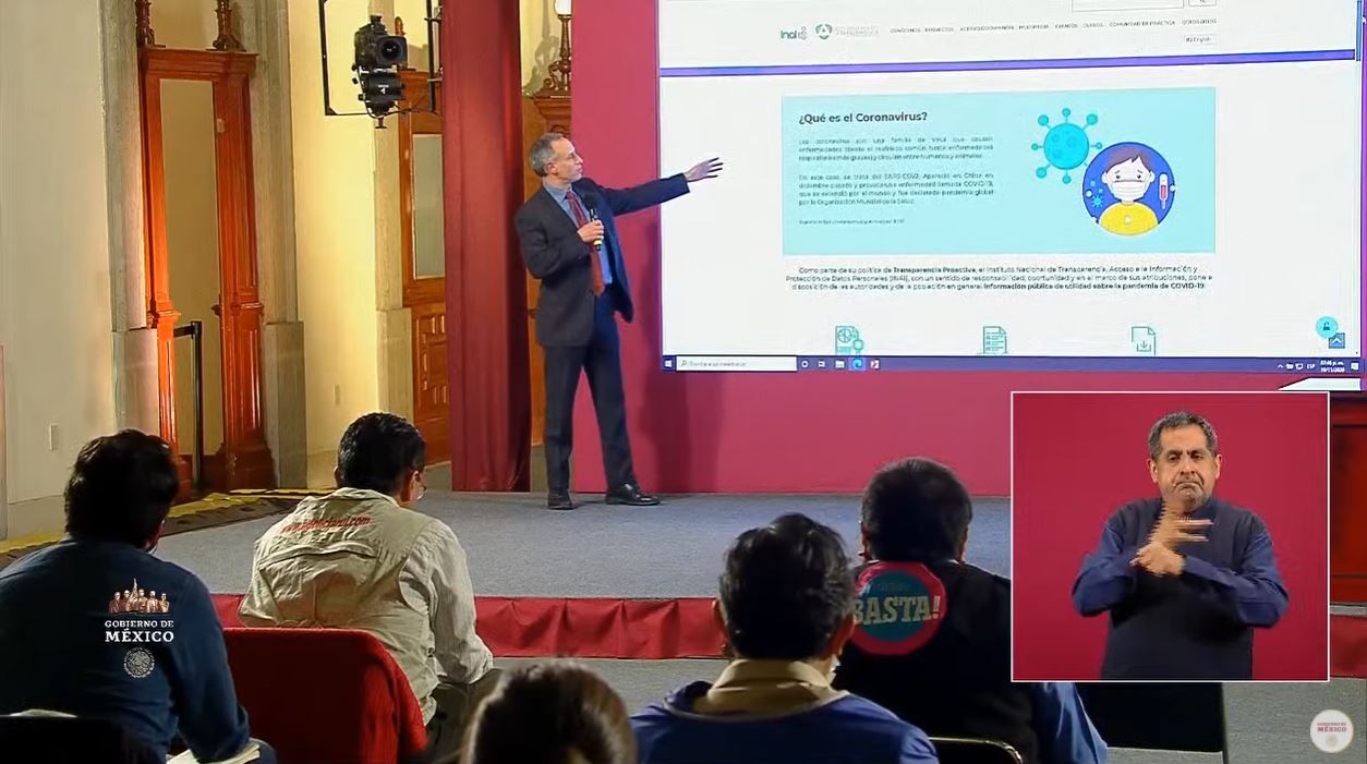 López–Gatell Ramírez, subsecretario de Prevención y Promoción de la Salud (Captura de pantalla: Gobierno de México)