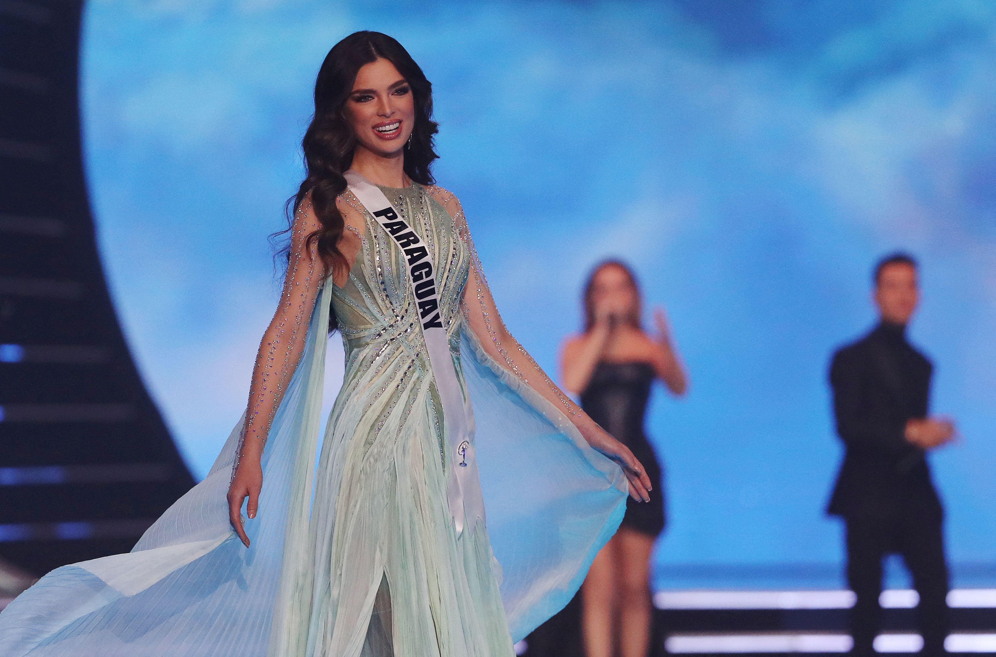 Nadia Ferreira durante Miss Universo 2021. (Foto: REUTERS/Ronen Zvulun)