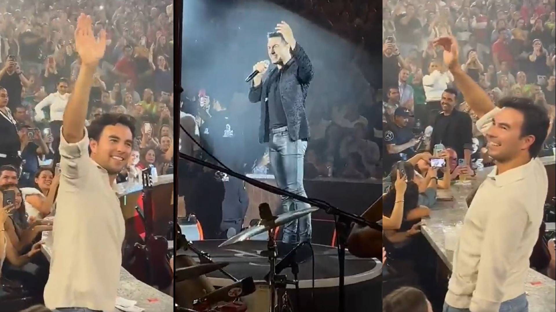 El Momento En Que Checo Pérez Robó El Show A Carlos Rivera En Un