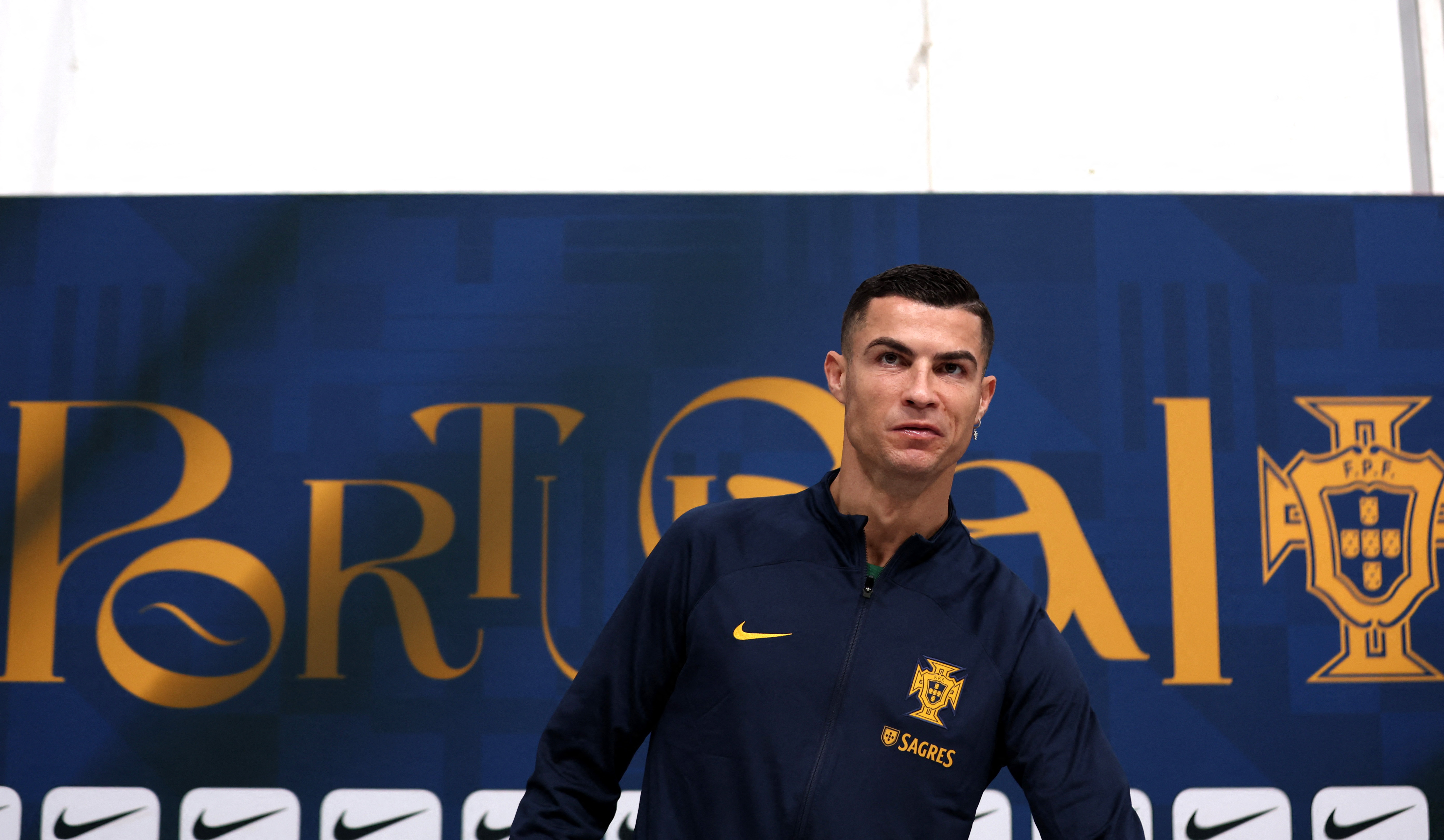 Ronaldo protagonizó una rueda de prensa (Reuters)