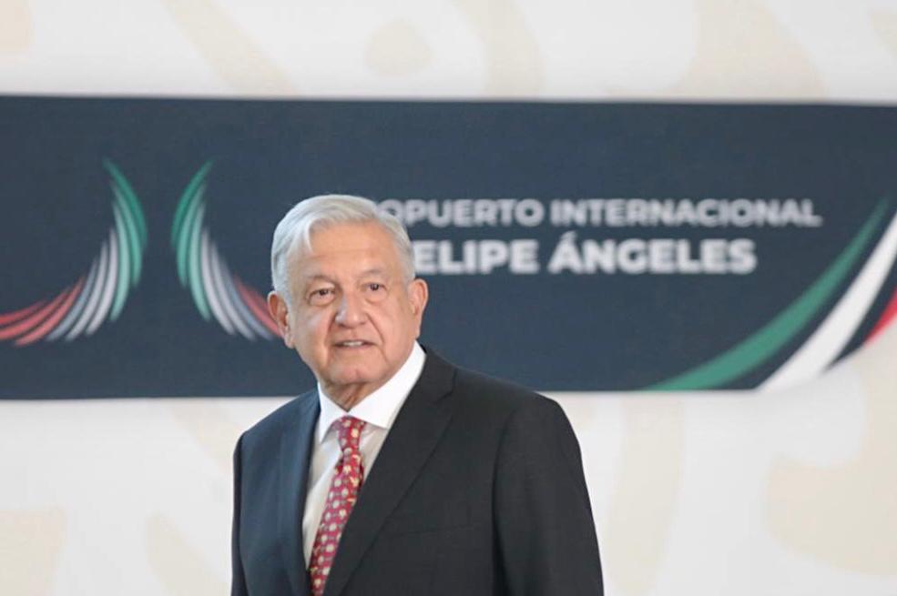 El presidente mexicano ha sido objeto de críticas por sus esfuerzos para “obligar” a abrir vuelos en el AIFA (Foto: Presidencia)