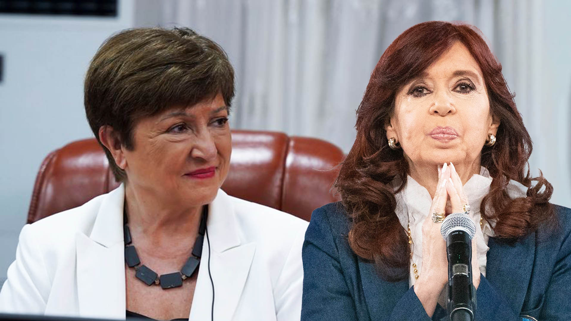 Cristina Kirchner y Kristalina Georgieva
