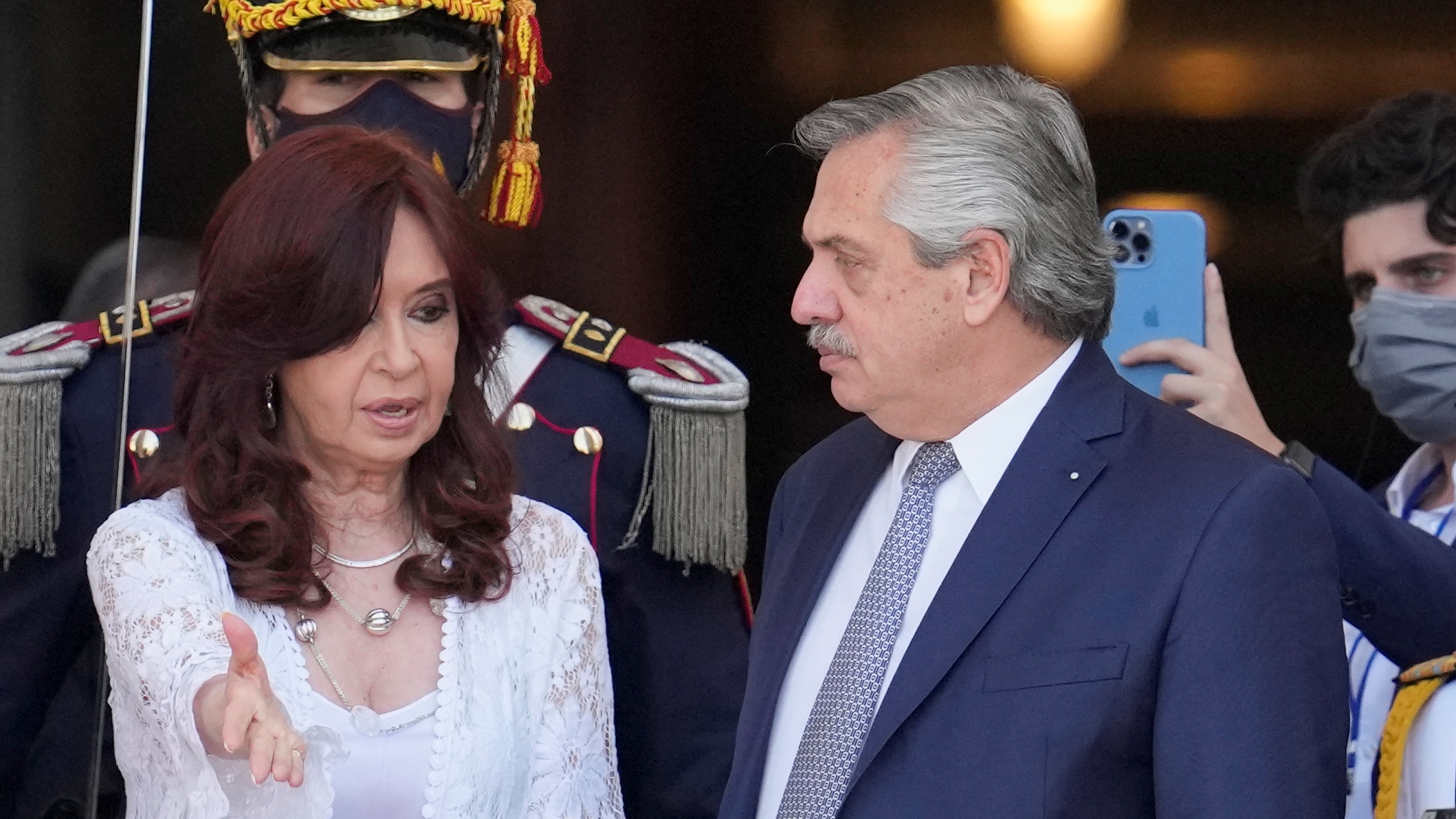 The internal one between sectors that respond to Cristina Kirchner and Alberto Fernández does not stop (REUTERS)