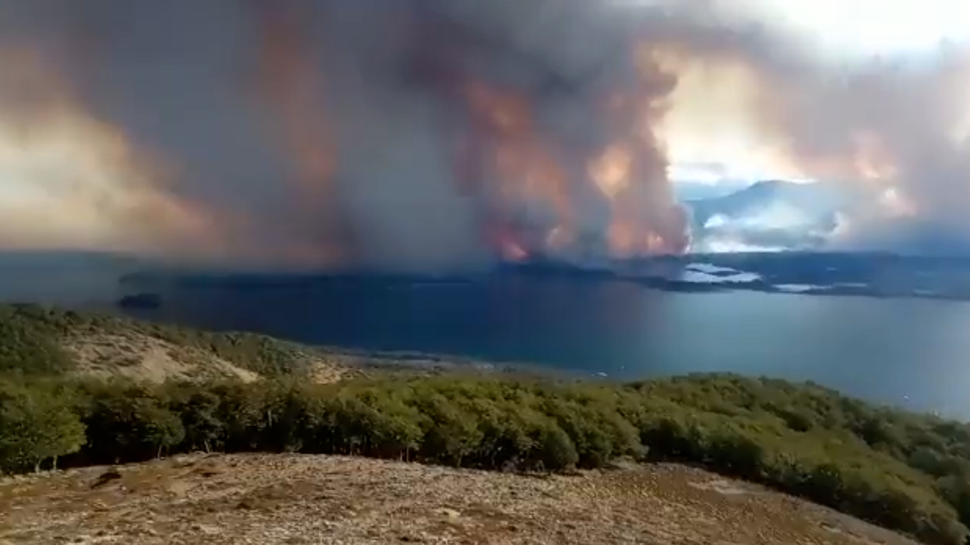 Desastre ambiental en Tierra del Fuego: más de 5 mil hectáreas de bosque quemadas y falta de recursos para combatir las llamas.