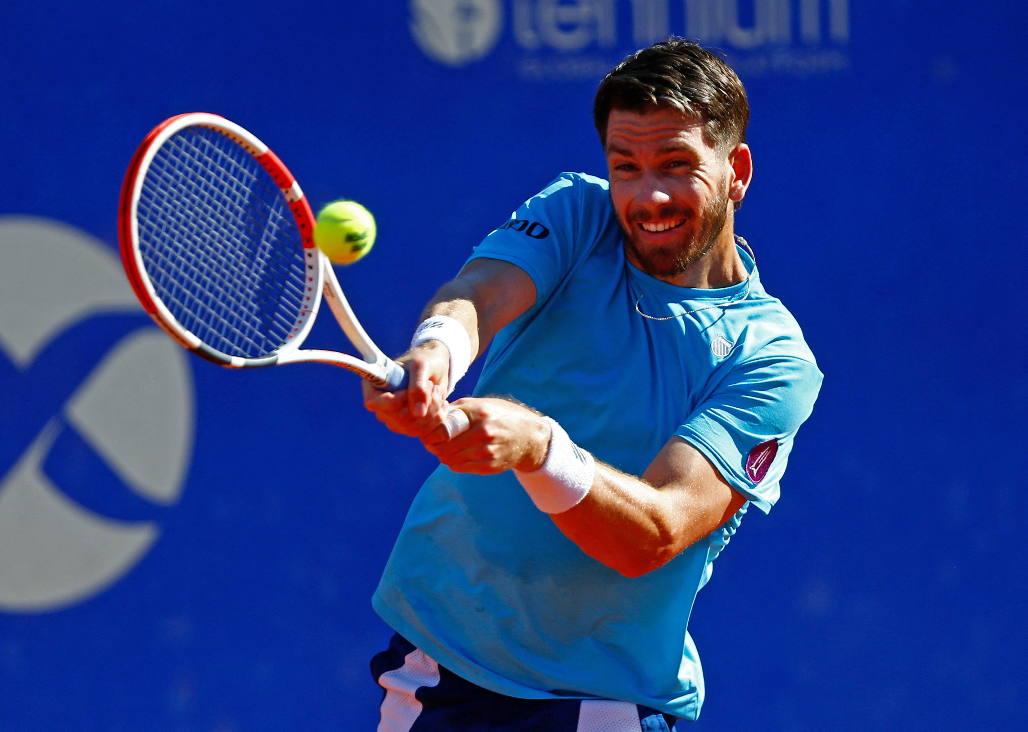 Norrie levantó en el segundo set, pero no pudo ante la jerarquía de Alcaraz (REUTERS/Matias Baglietto)