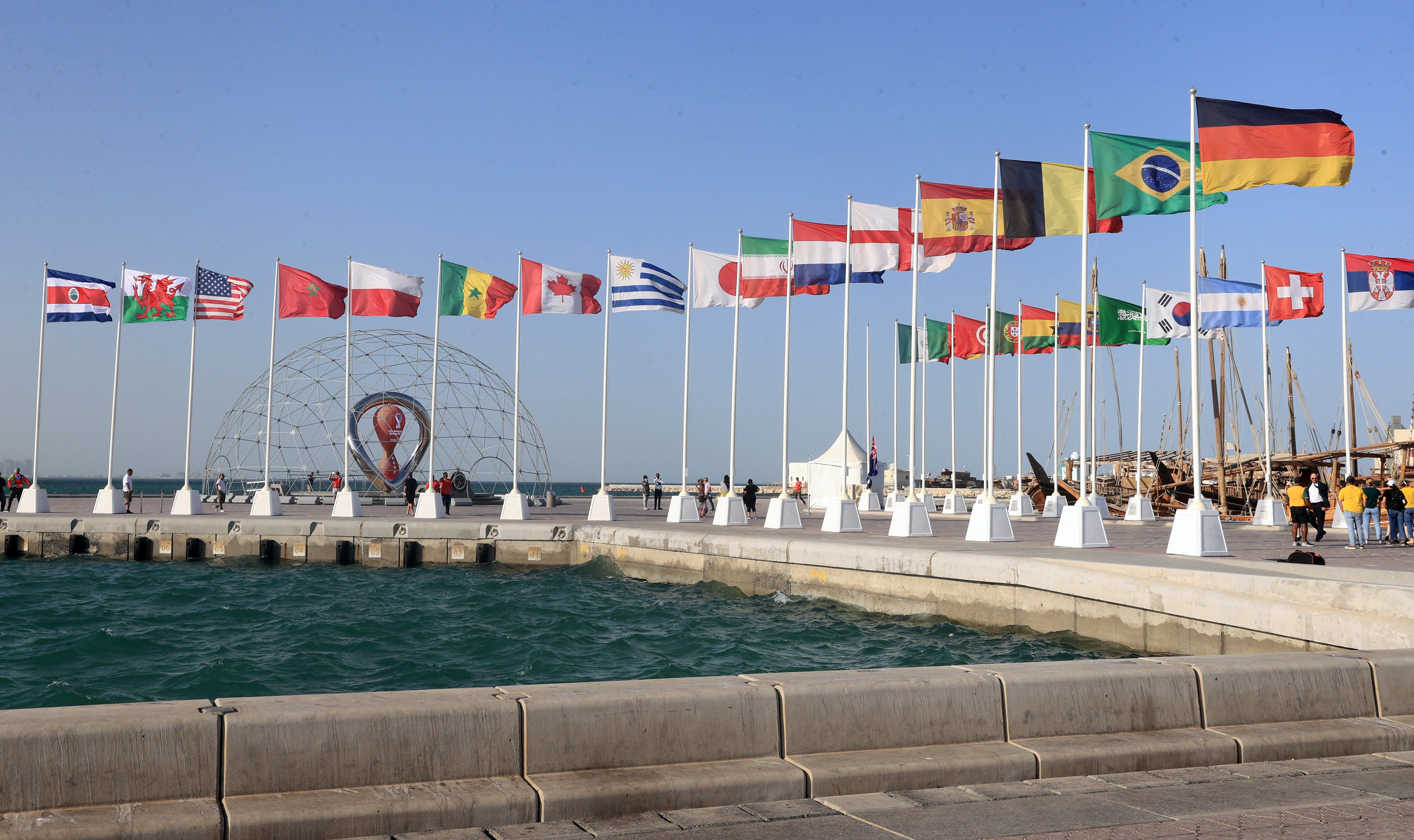 En Doha ya está en marcha la cuenta regresiva para el inicio del Mundial (Foto: REUTERS)