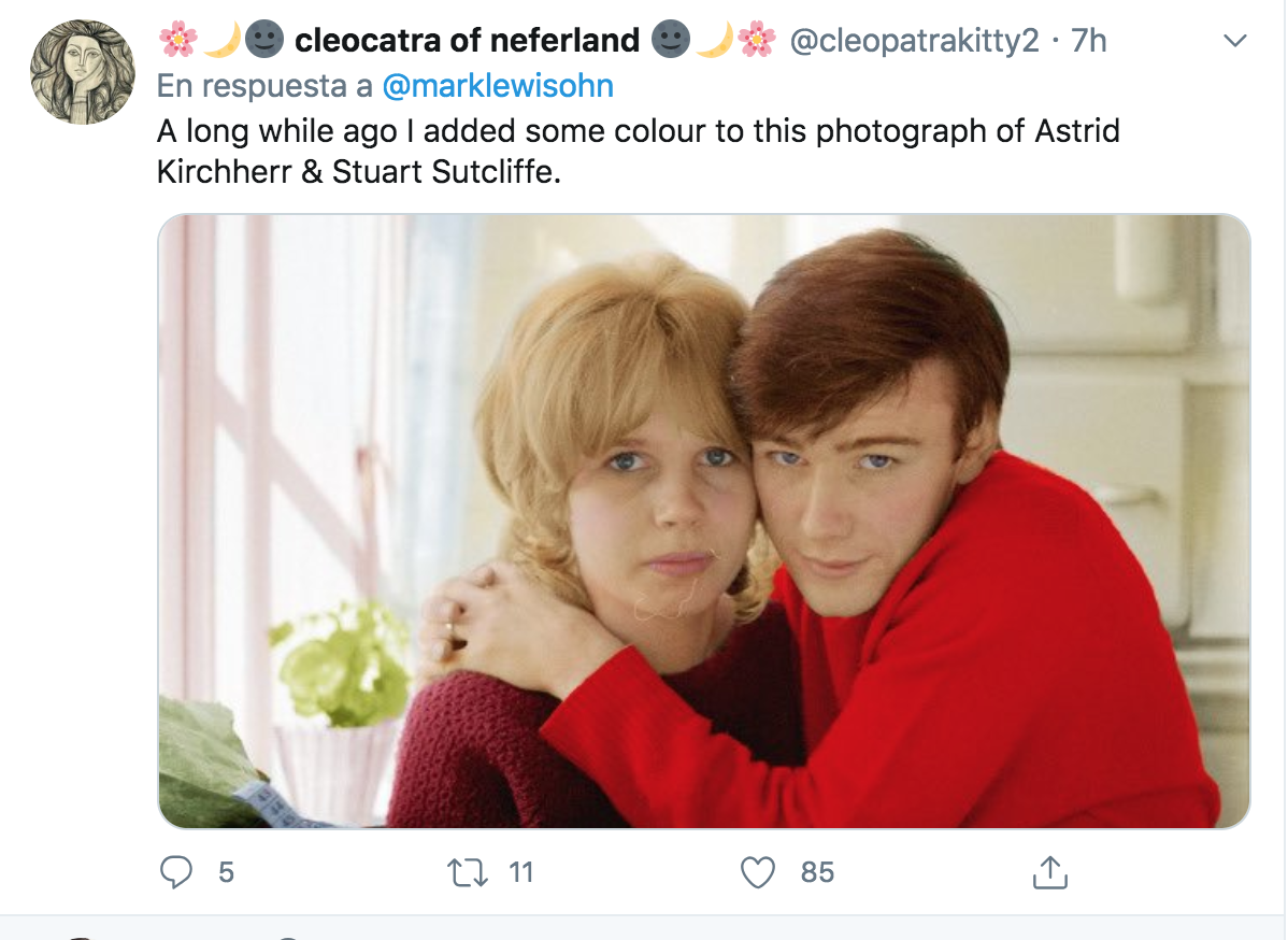 El recuerdo de Astrid y Stu vigente en el tiempo (Twitter)