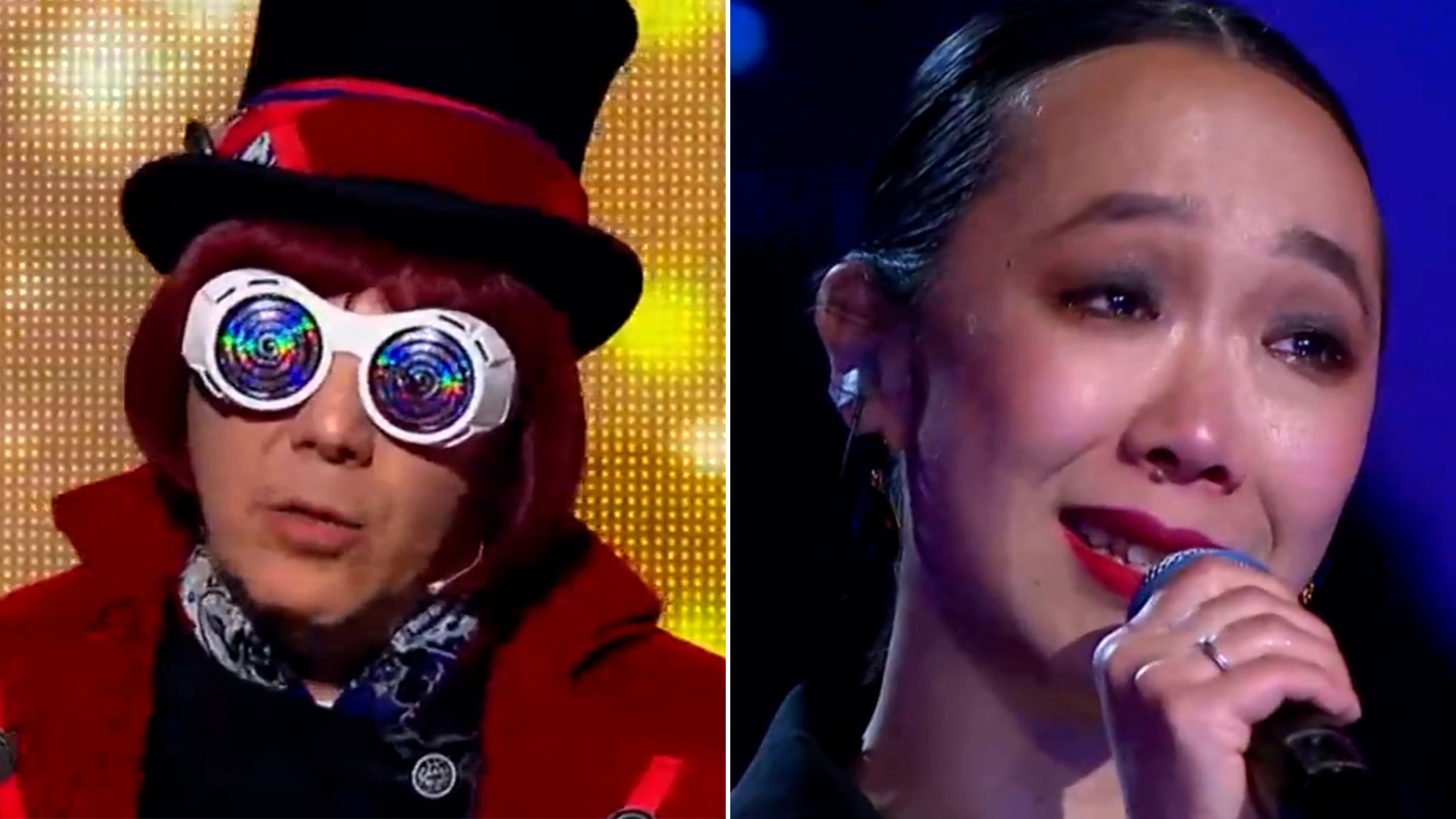 Vestido de Willy Wonka, Cristian Castro le regaló caramelos a una tanguera en Canta Conmigo Ahora