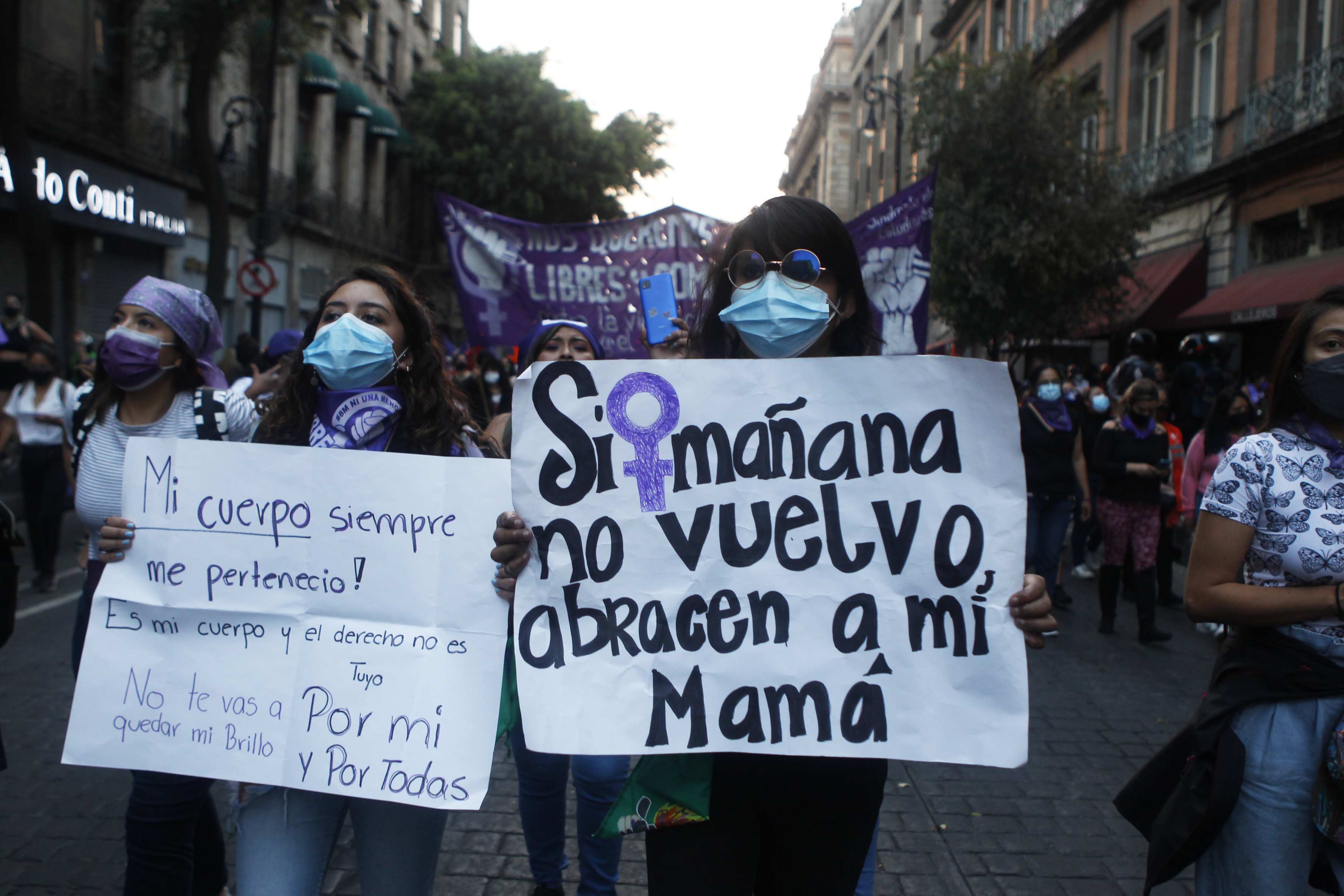 Violencia contra la mujer. Foto: Karina Hernández / Infobae.