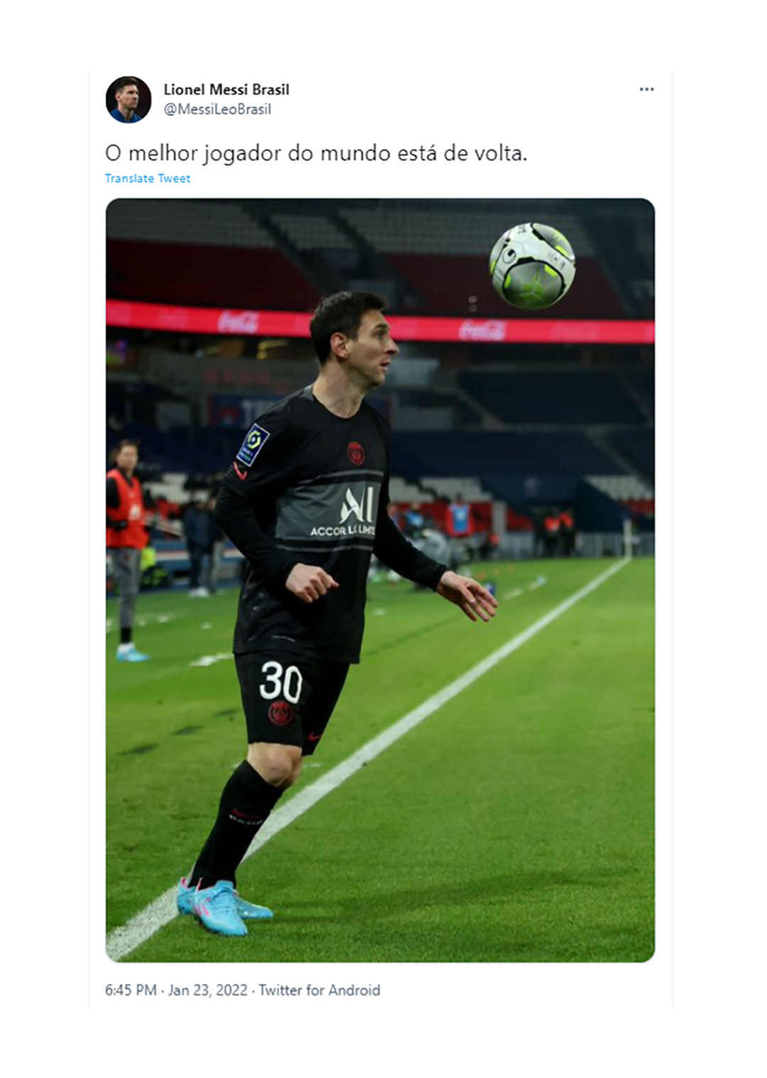El primer partido del año de Messi: ovación, asistencia y una foto que se  volvió viral - Infobae
