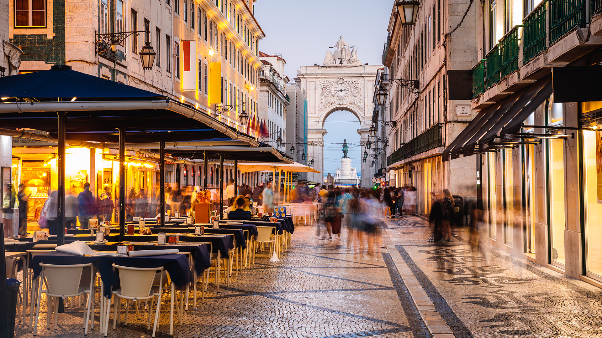 Foto del centro de Lisboa, la capital y la ciudad más grande de Portugal. (Getty Images)