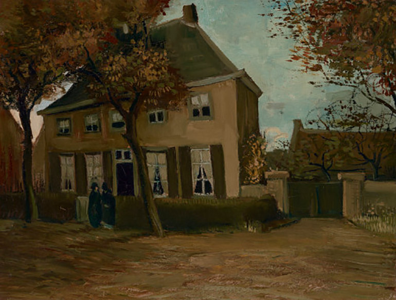 "El hogar en Nuenen" (1885), que evoca los años de las hermanas, se halla en el Museo Van Gogh de Ámsterdam. (Vincent van Gogh Foundation)

