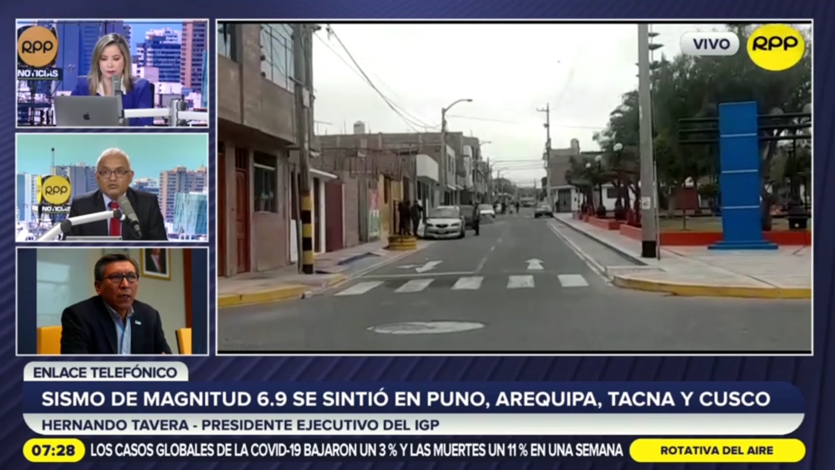 Sismo en Puno: No hay reporte de daños graves hasta el momento, según Hernando Tavera del IGP
