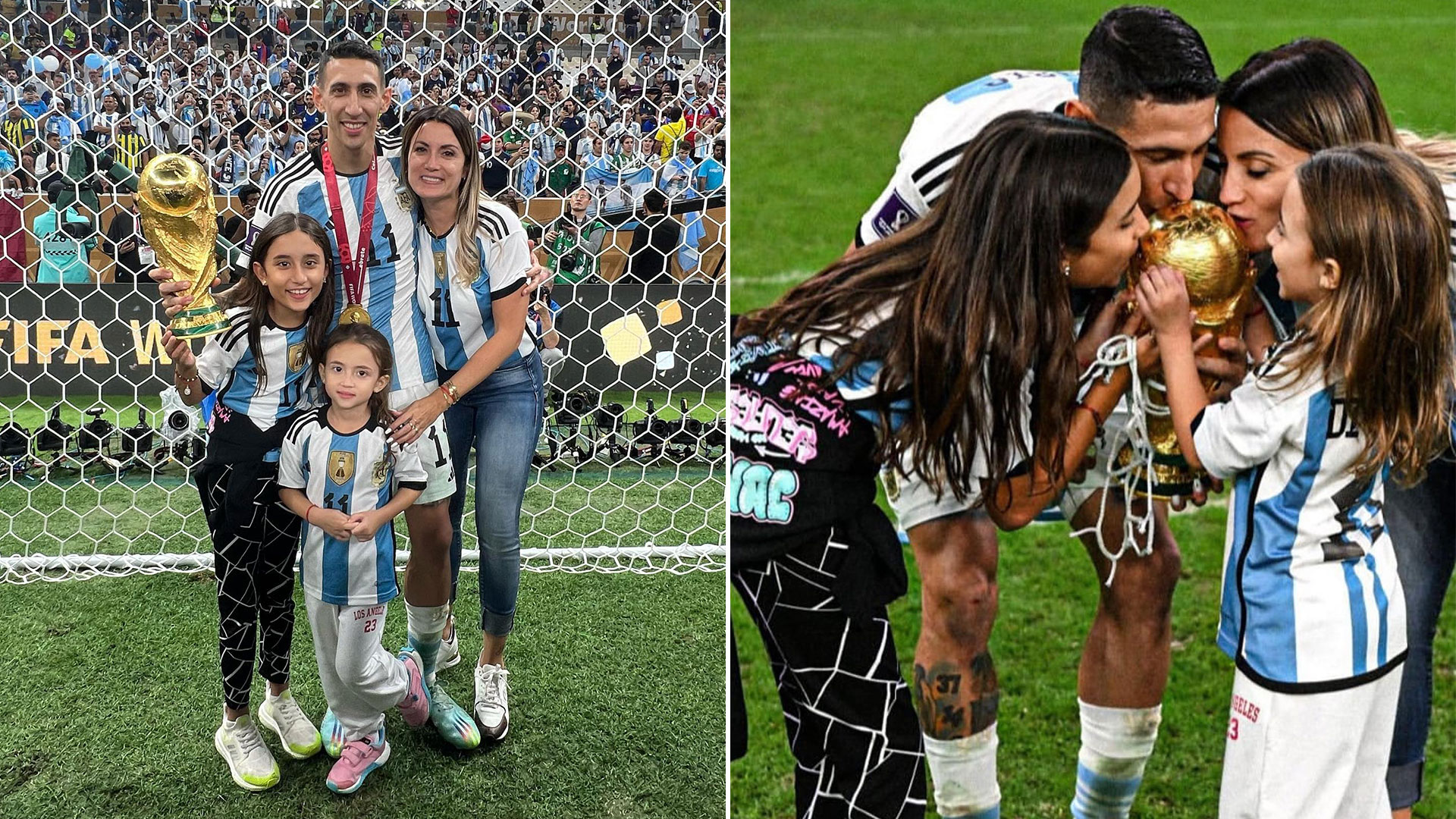 La familia entera en Qatar