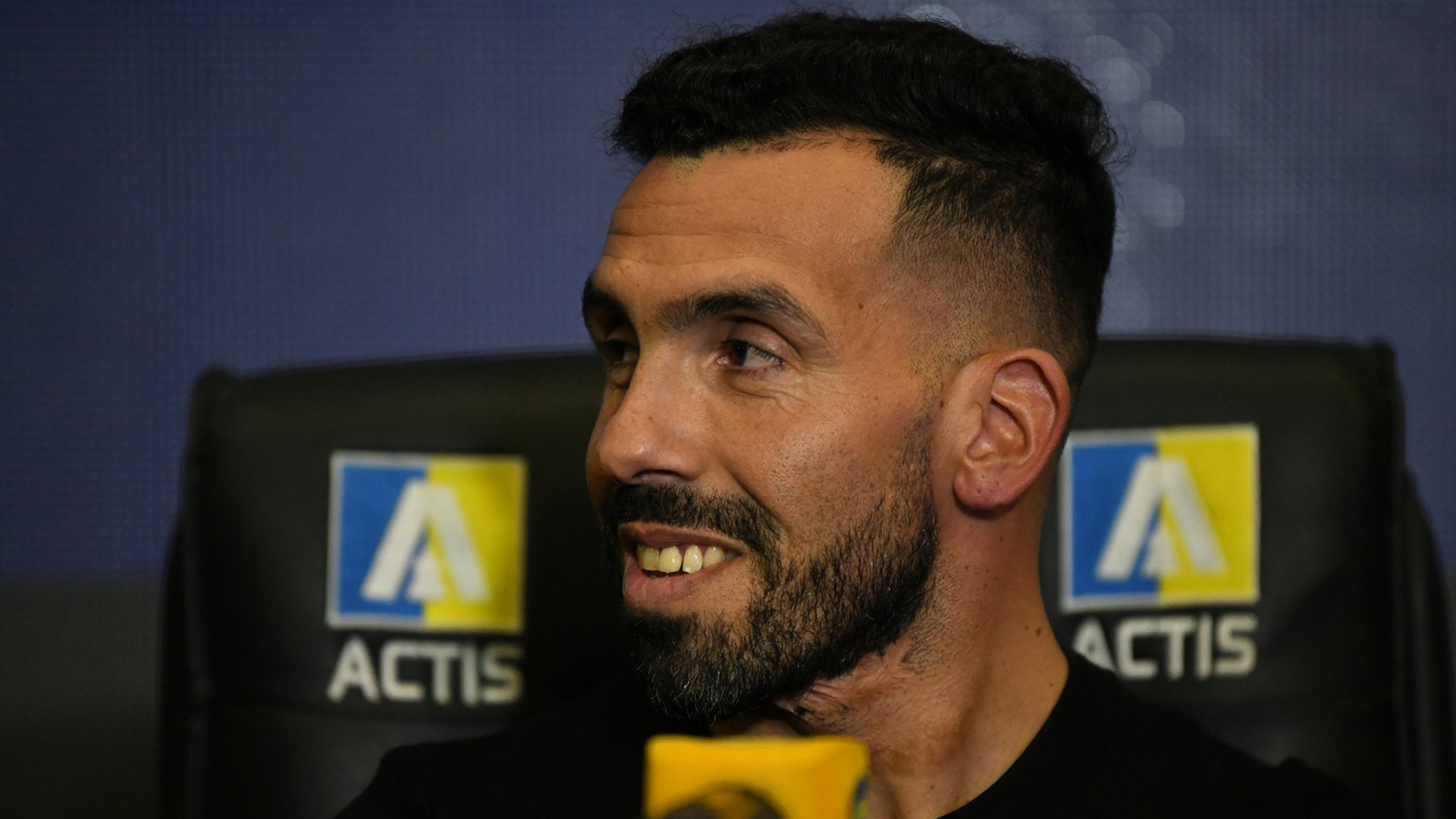 Except for the question about his DT title, Carlitos deepened each answer (@RosarioCentral)