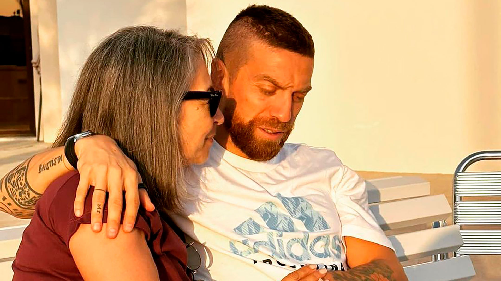 La madre del futbolista estuvo en Qatar y lo visitó en la concentración (Foto: Instagram)