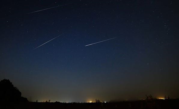 Lluvia de meteoros. Foto: NASA
