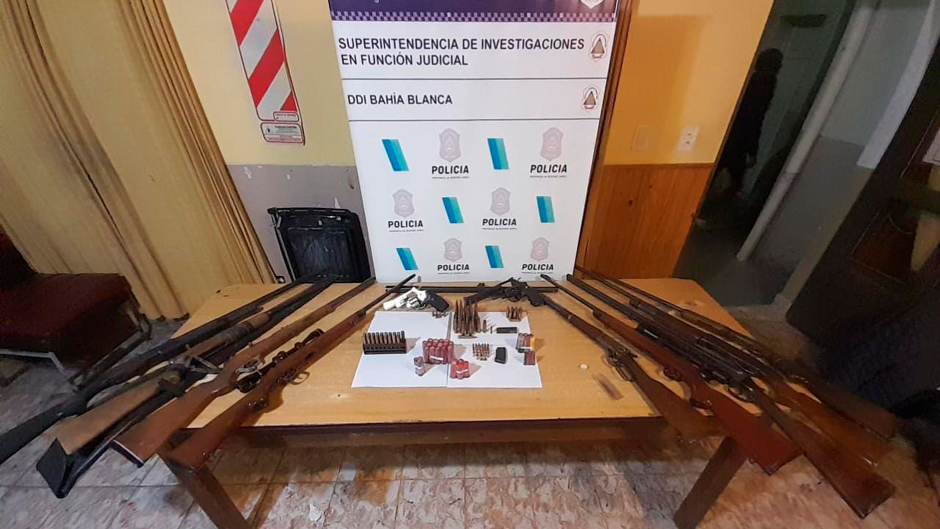 El arsenal en el campo.