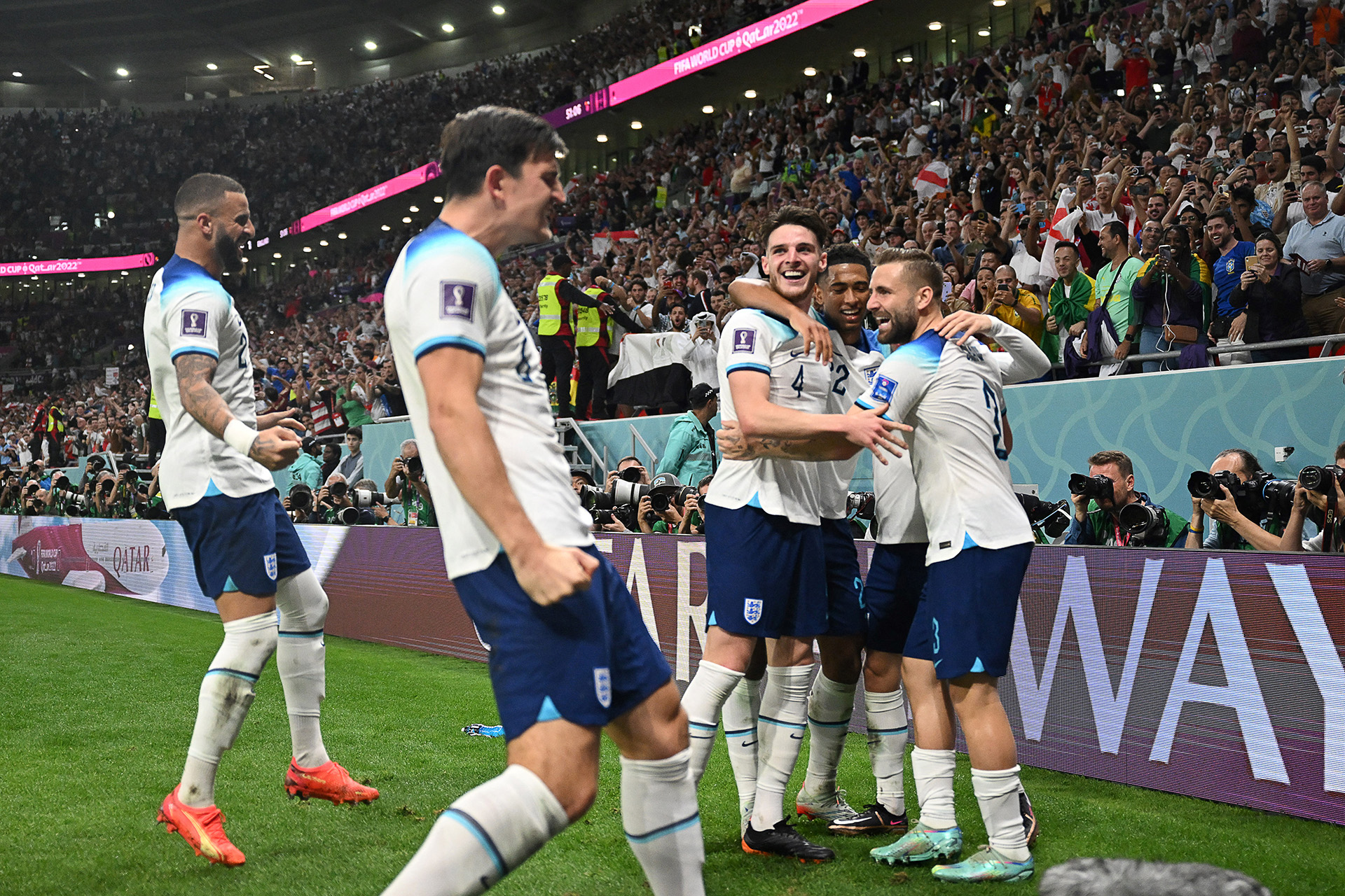 Inglaterra se hizo fuerte ante Gales (AFP)