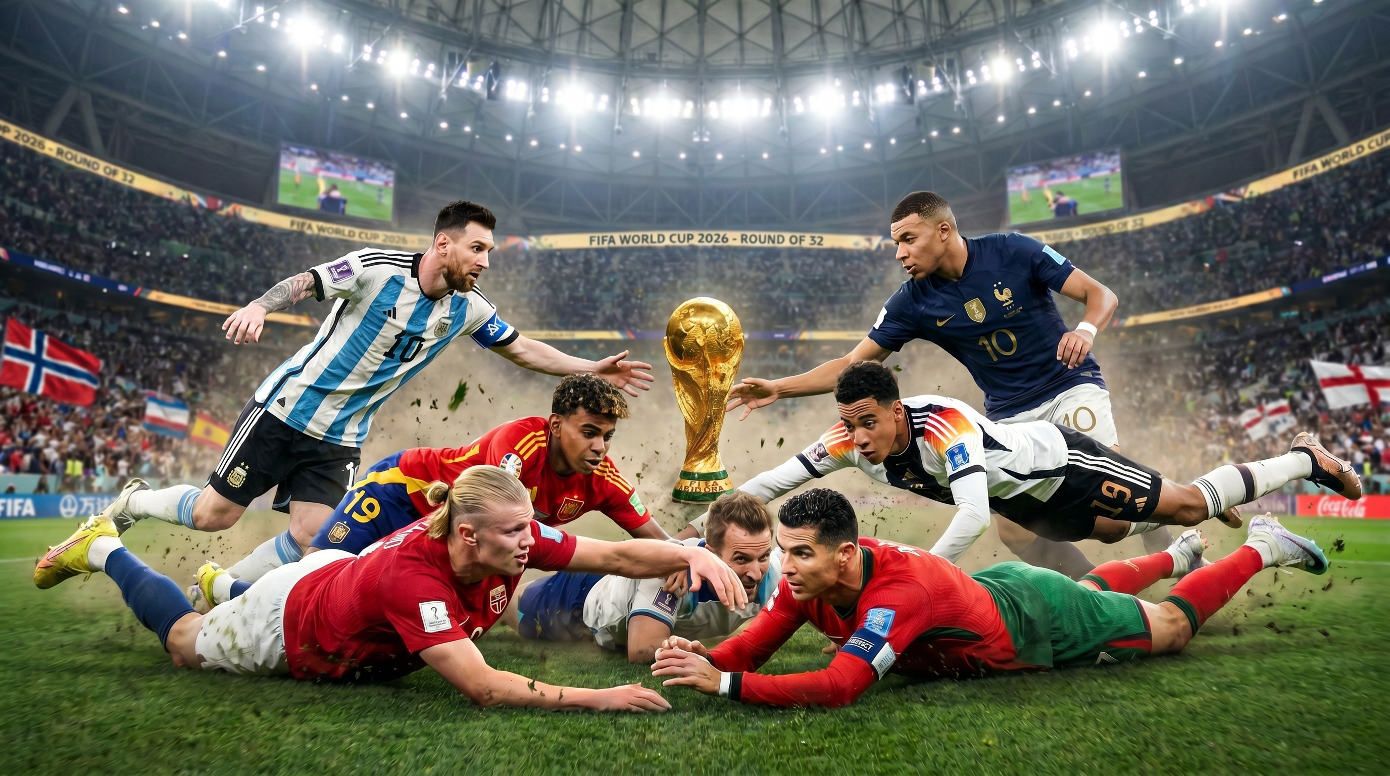 As&iacute; est&aacute;n los cruces de 16avos de final del Mundial tras finalizar la segunda fecha