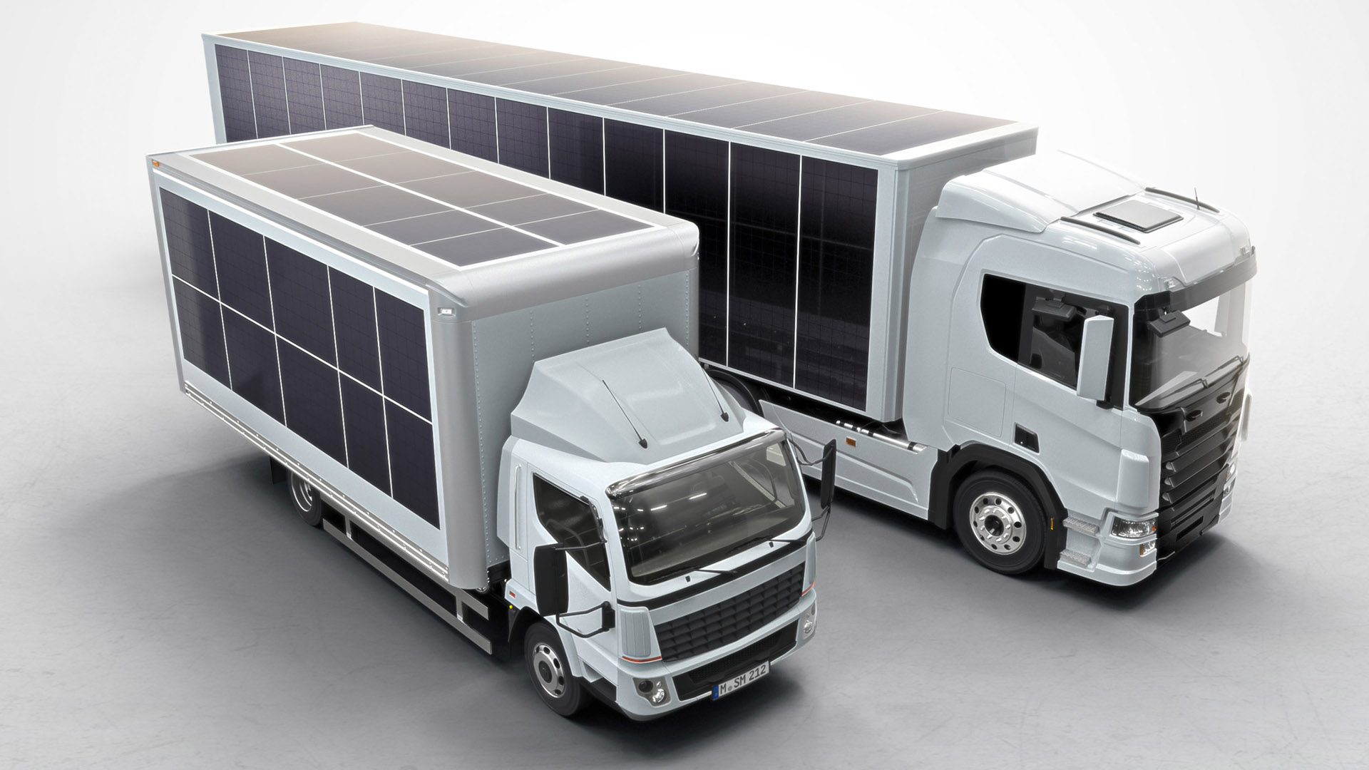 Los camiones no serán solares, pero sus cargas refrigeradas no cosumirán energía que provenga del motor de combustión, al menos en esta primera etapa