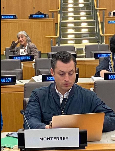 Foto de su asistencia a la Asamblea de la ONU (foto: Facebook/Luis Donaldo Colosio Riojas)