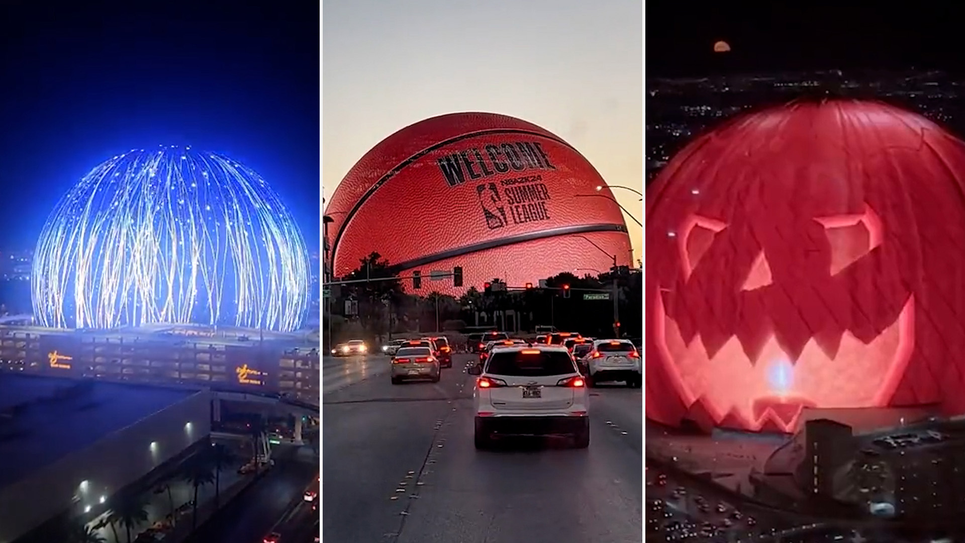 Qué es la esfera gigante que ilumina Las Vegas y se ha vuelto una sensación de Internet