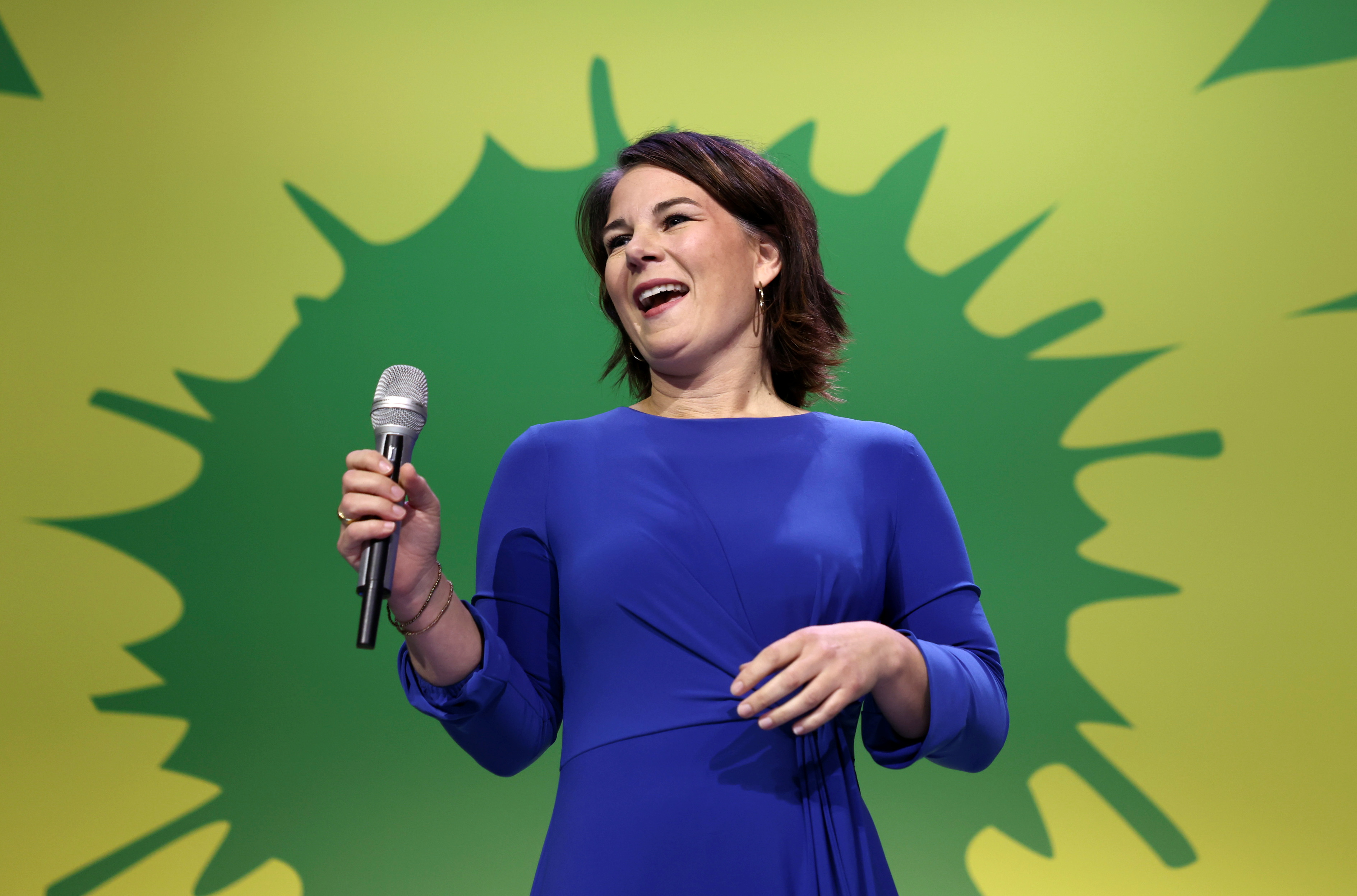 La líder de Los Verdes y candidata a canciller, Annalena Baerbock