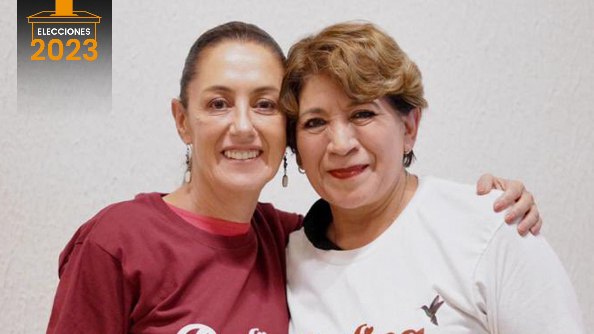 Claudia Sheinbaum celebró triunfo de Delfina Gómez: “Será gobernadora por nuestro movimiento”