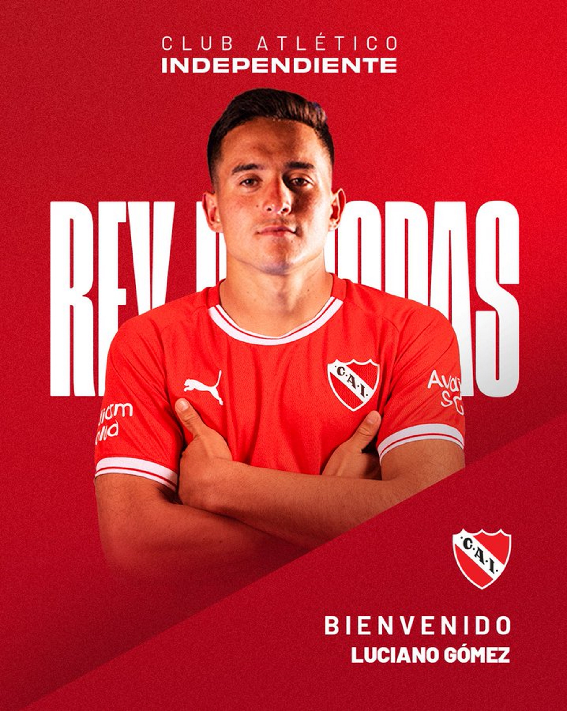 Luciano Gómez - Lateral: préstamo sin cargo por un año desde Argentinos Juniors