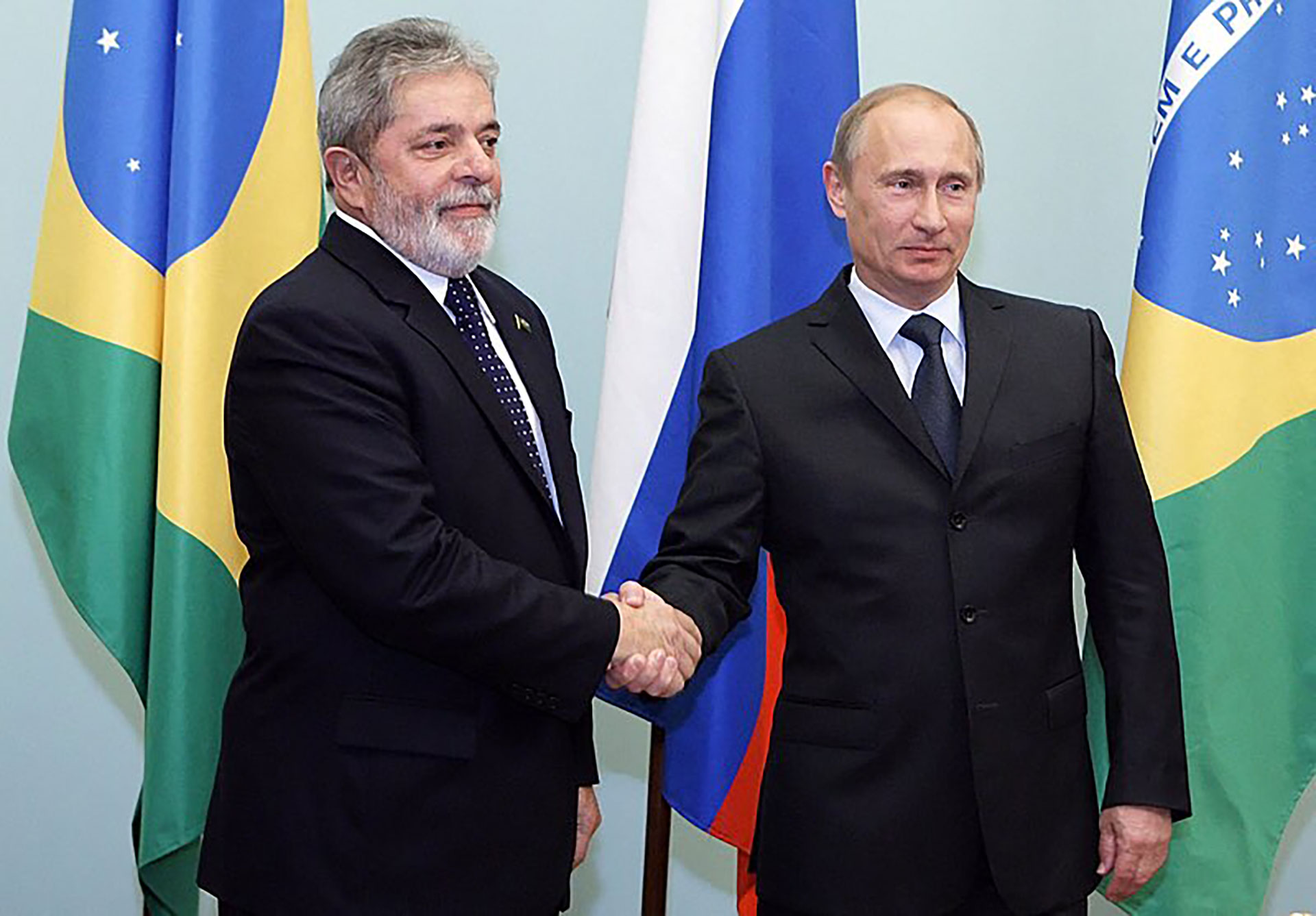 Imagen de archivo de Lula y Putin