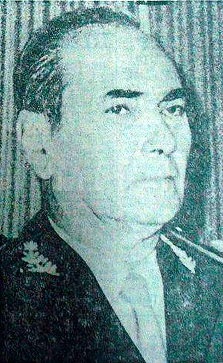 El general de Brigada Cesáreo Cardozo, jefe de la Policía Federal en 1976, asesinado por Ana María González, de Montoneros
