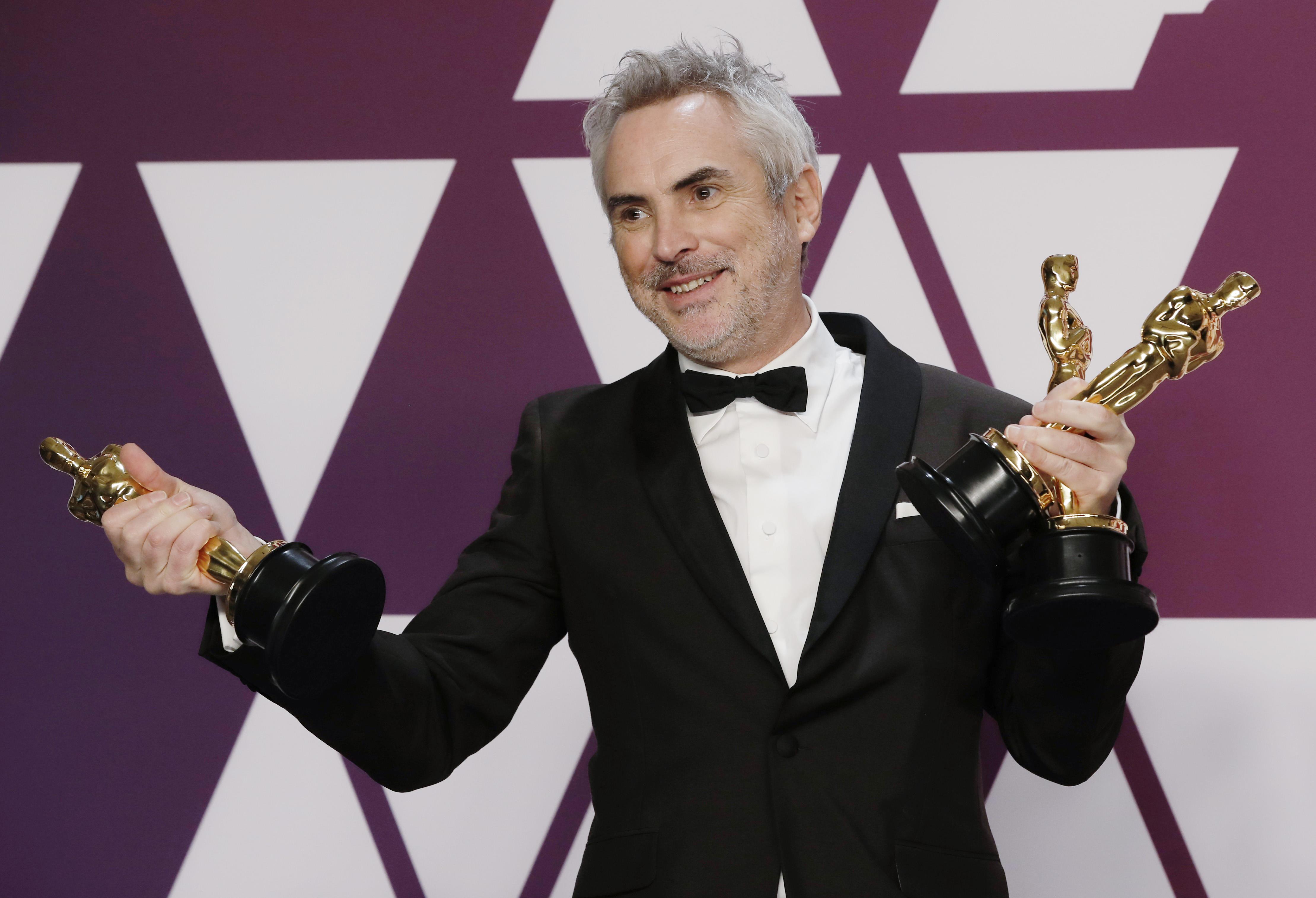 Alfonso Cuarón ganó dos premios Oscar a "Mejor Director" por "Gravity" y "Roma". (Foto: REUTERS/Mike Segar)