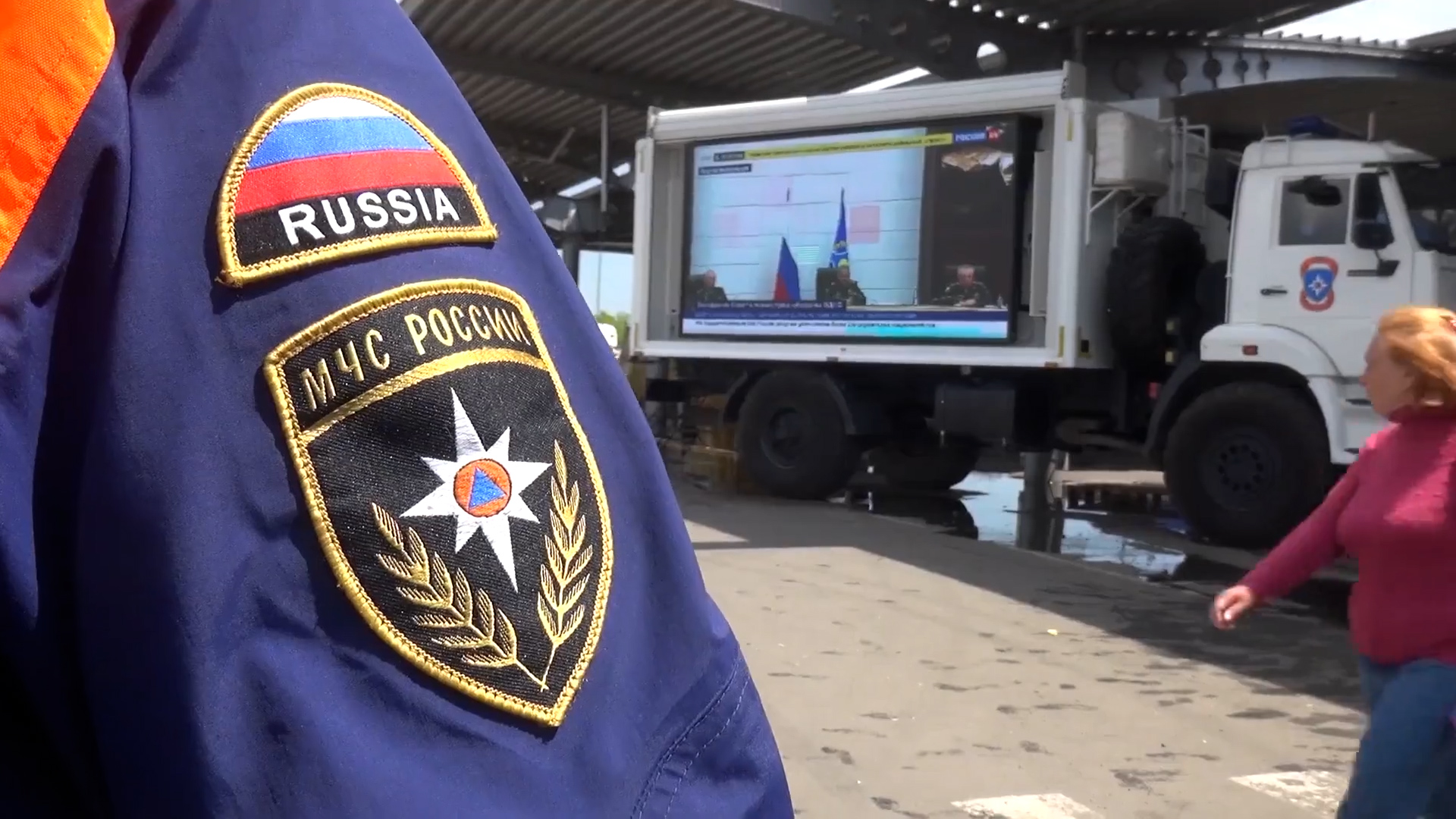 Propaganda rusa en Mariupol