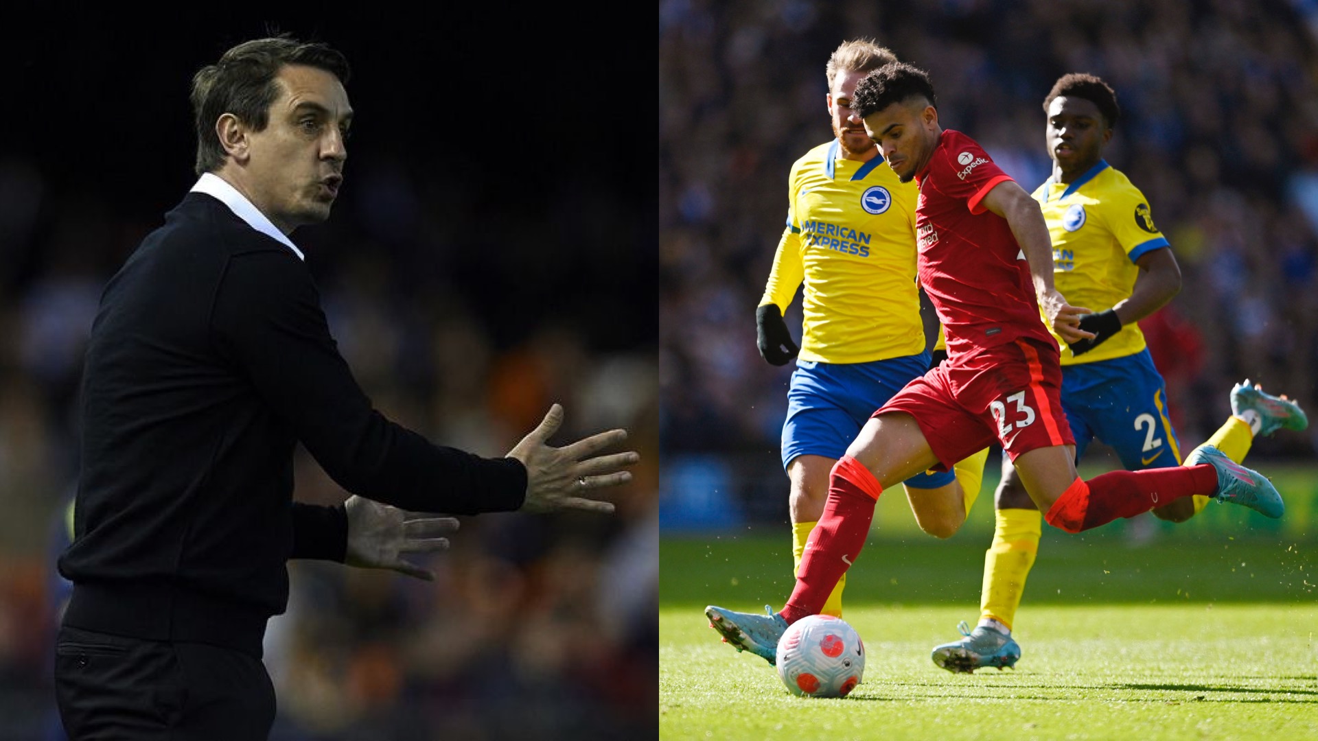 “No creía lo que estaba viendo para un jugador que recién llega al fútbol inglés”: Gary Neville sobre Luis Díaz