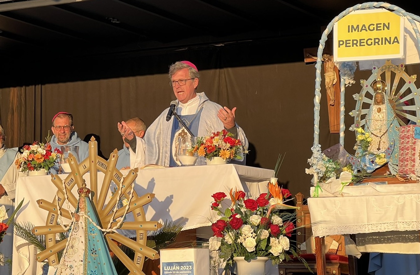 El arzobispo Jorge Garc&iacute;a Cuerva presidir&aacute; la misa central en la Peregrinaci&oacute;n a Luj&aacute;n: horario y detalles